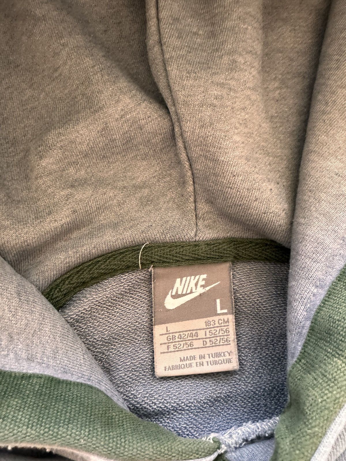 Nike × Vintage NIKE VINTAGE CENTER LOGO OVERSIZE BOXY HOODIE Size US L / EU 52-54 / 3 - 6 Thumbnail