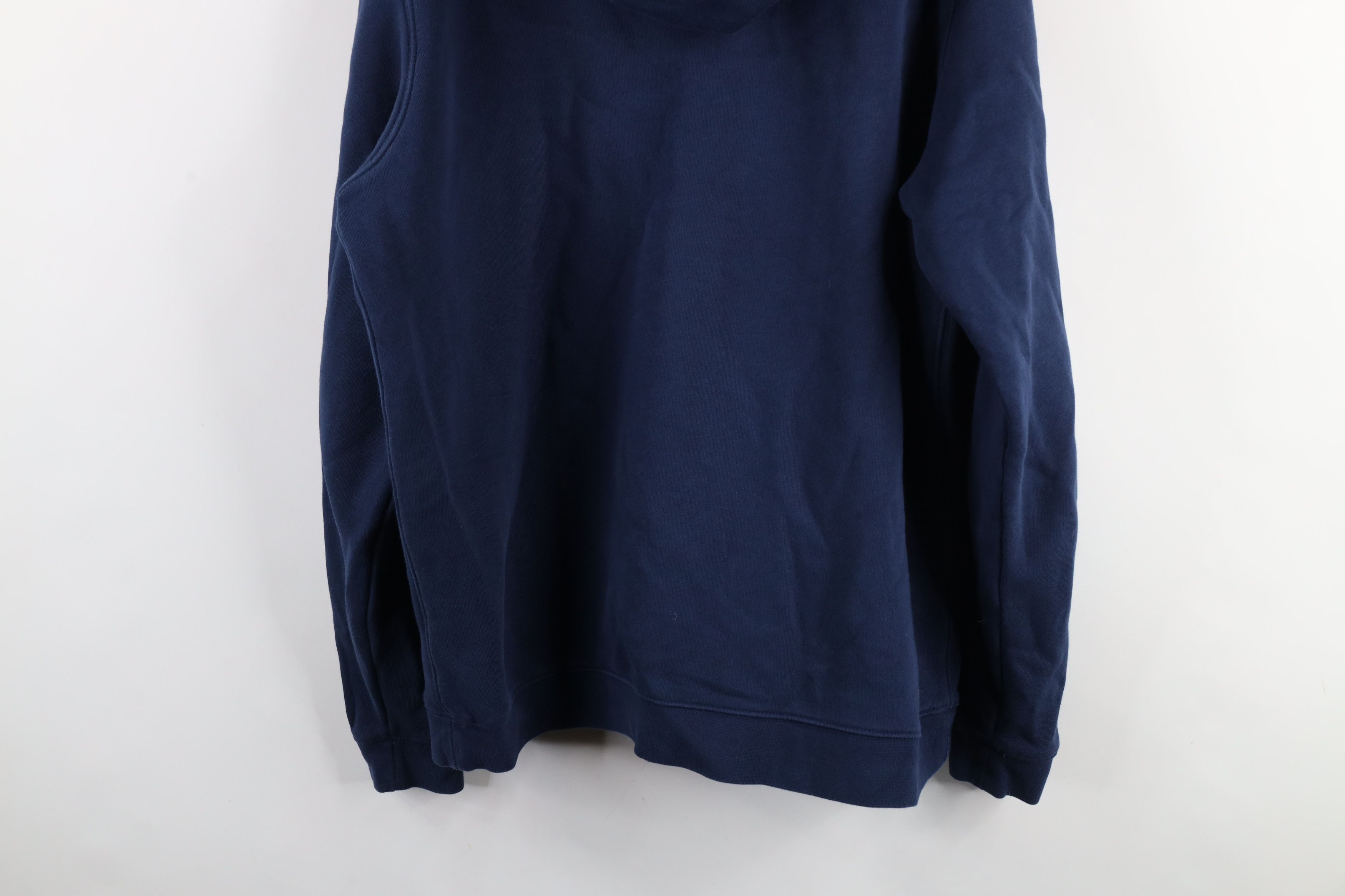 Nike × Vintage Vintage Y2K Nike Scott Mini Swoosh Hoodie Sweatshirt Blue Size US L / EU 52-54 / 3 - 13 Thumbnail