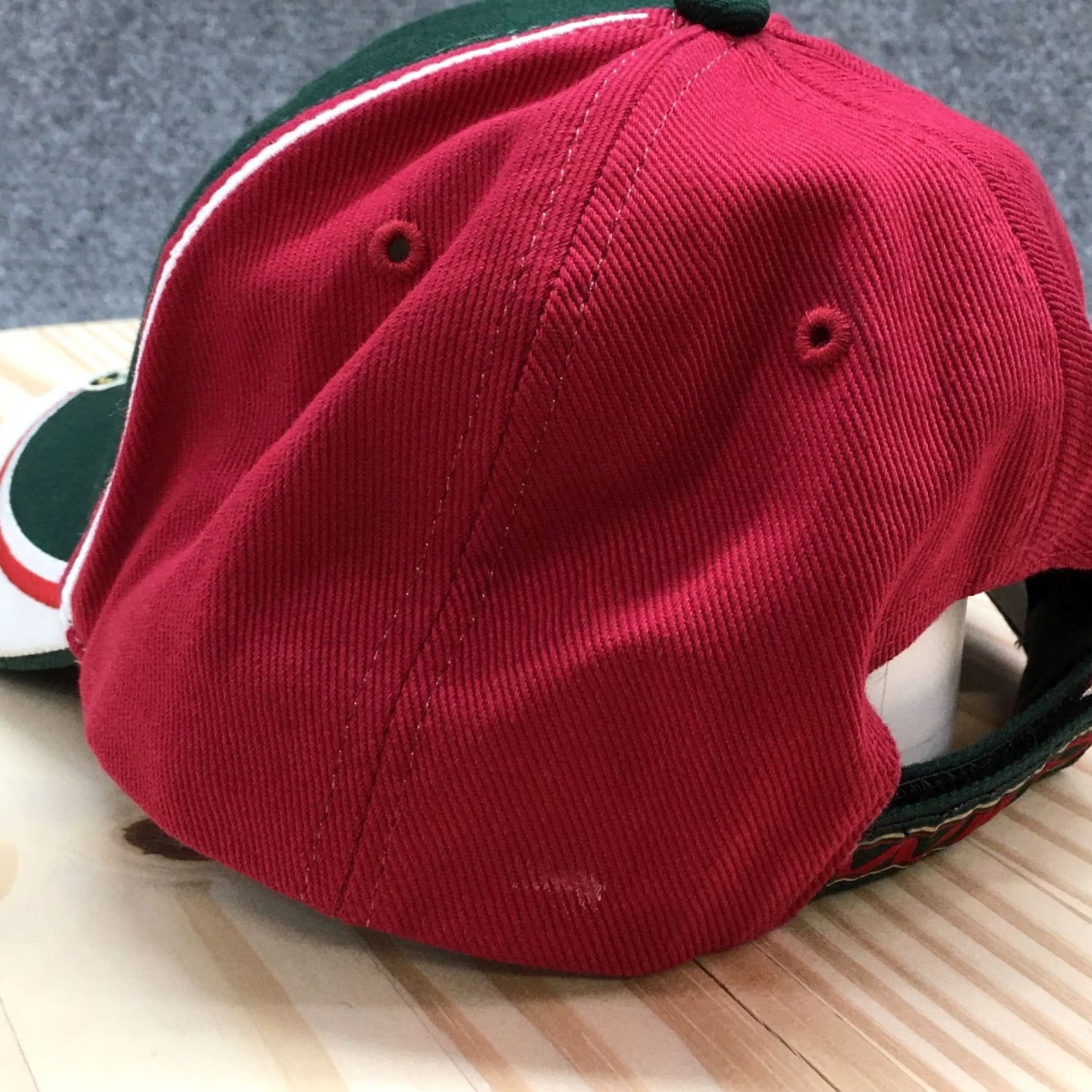 NHL Minnesota Wild NHL Baseball Cap Mens Red OS Curved Brim Embroidered Logo Size ONE SIZE - 7 Thumbnail