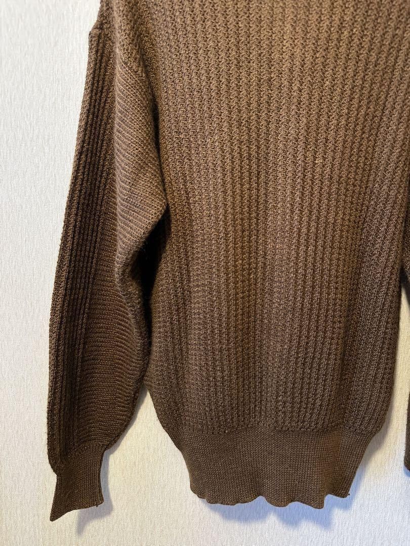 Yohji Yamamoto Yohji Yamamoto 1990s Ramie V-Neck Knit Sweater Size US M / EU 48-50 / 2 - 8 Thumbnail