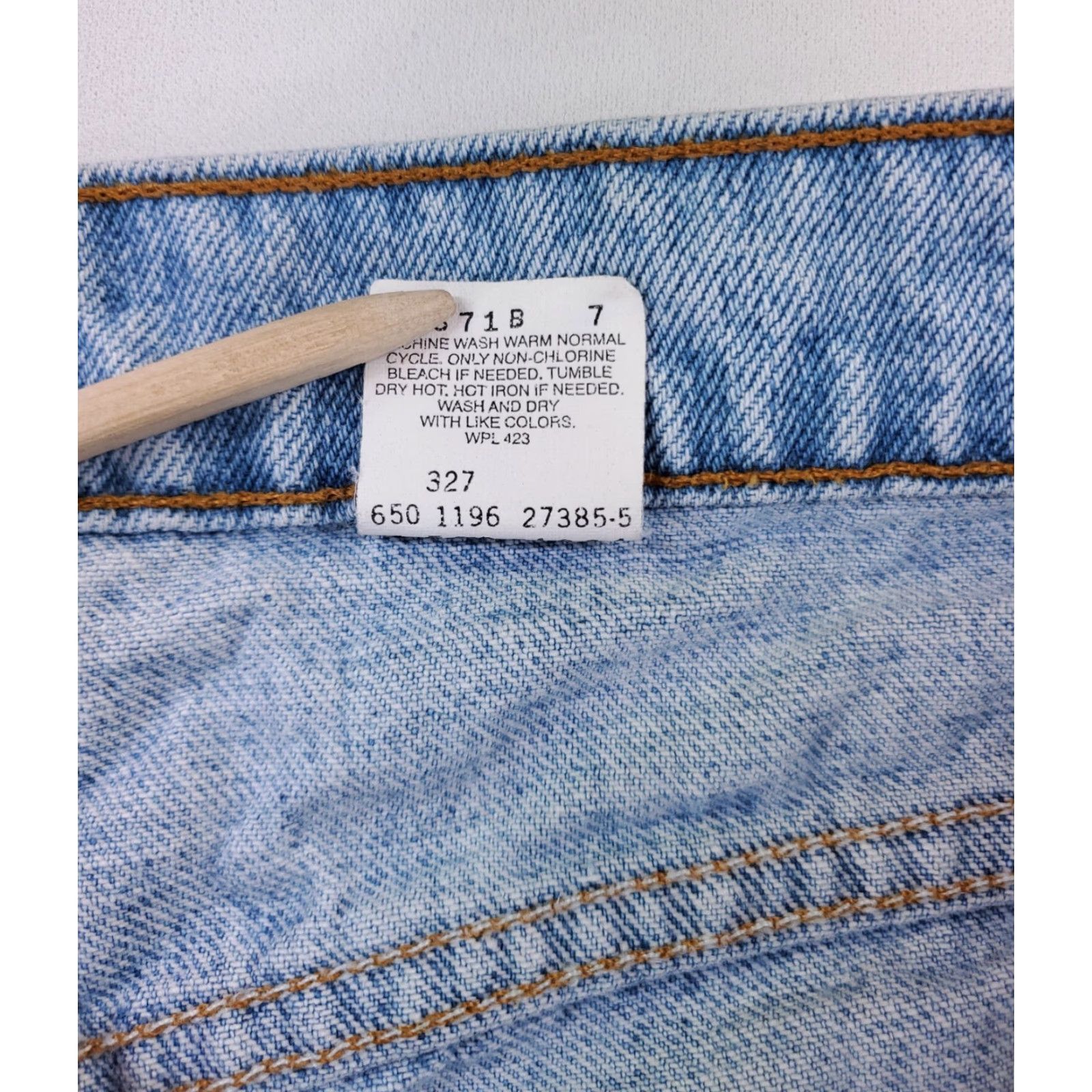 Levi's VINTAGE Levi's 560 Jeans Baggy Skater Wide-Leg Mens 36 x 34 Inseam 34 Blue 90s VTG - Levi's 560 Wide-Leg Jeans Mens Size US 36 / EU 52 - 3 Thumbnail