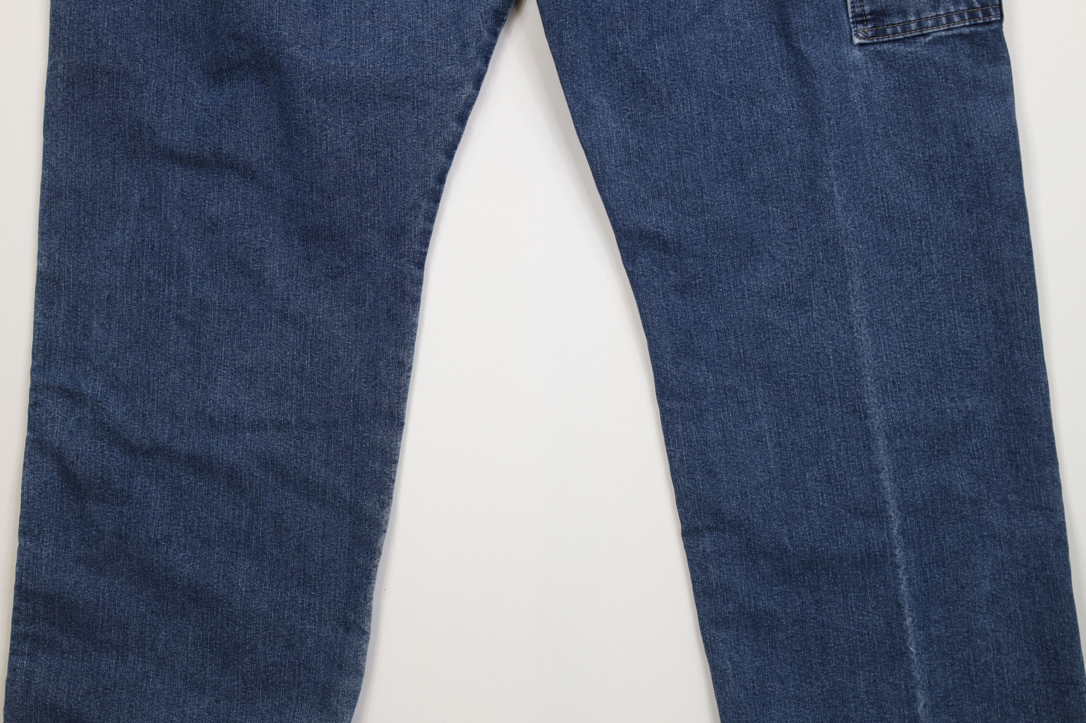 Wrangler Vintage 90s Y2K Wrangler Wide Leg Dungaree Denim Jeans Size US 38 / EU 54 - 12 Thumbnail