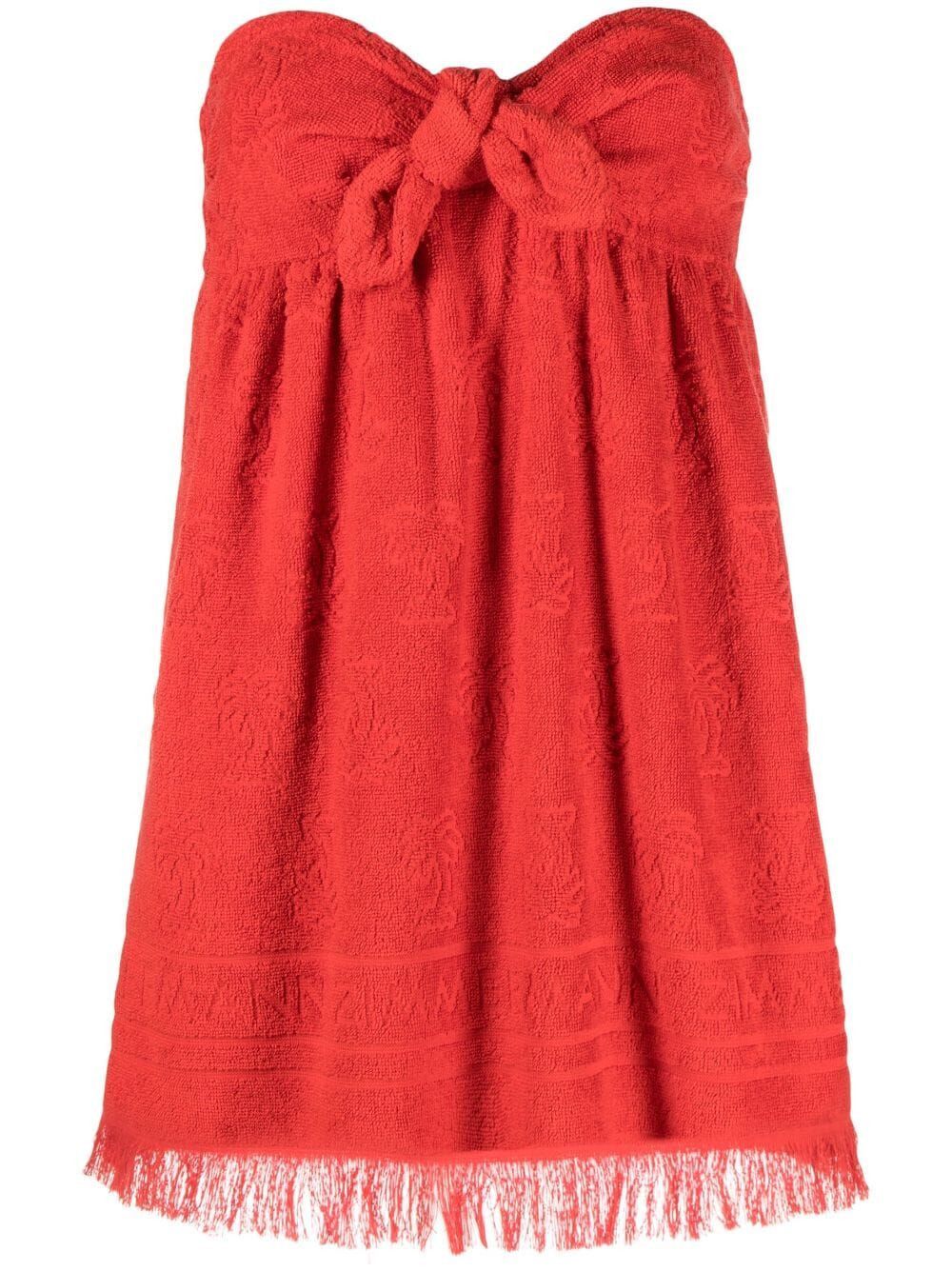 image of Zimmermann Sponge Mini Dress Size 0 in Red, Women's