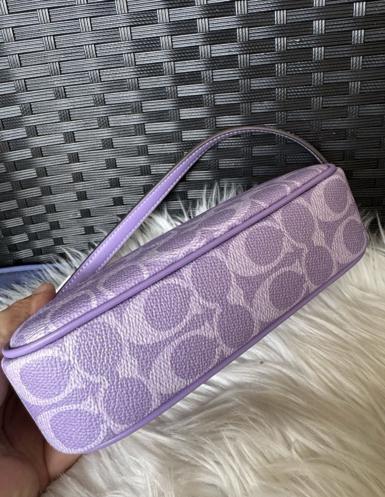 Coach COACH Iris Nolita 19 Signature Canvas NWT Purple Size ONE SIZE - 4 Thumbnail