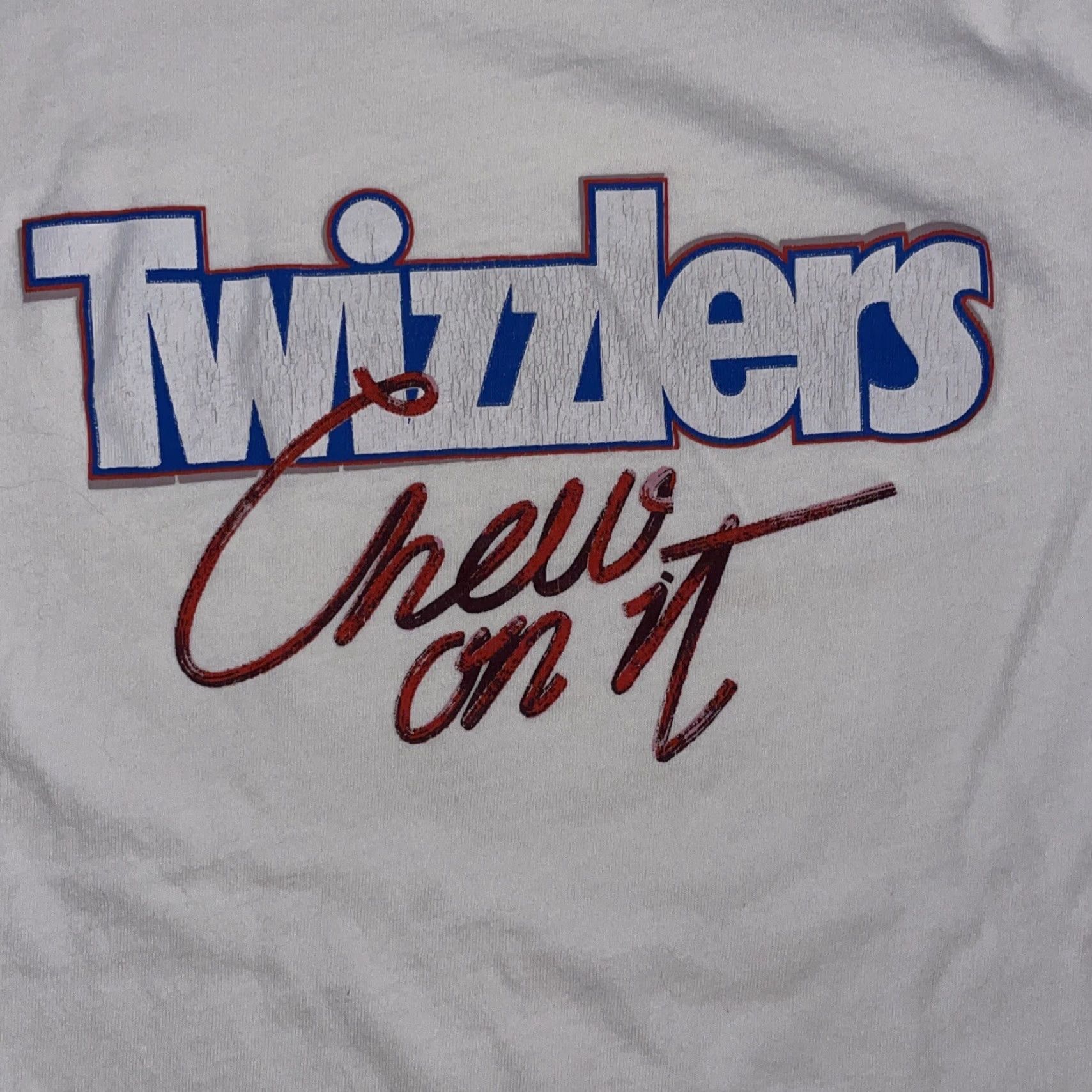 Vintage VINTAGE Hershey Twizzler T-Shirt Men L White “chew On It” Size US L / EU 52-54 / 3 - 2 Thumbnail