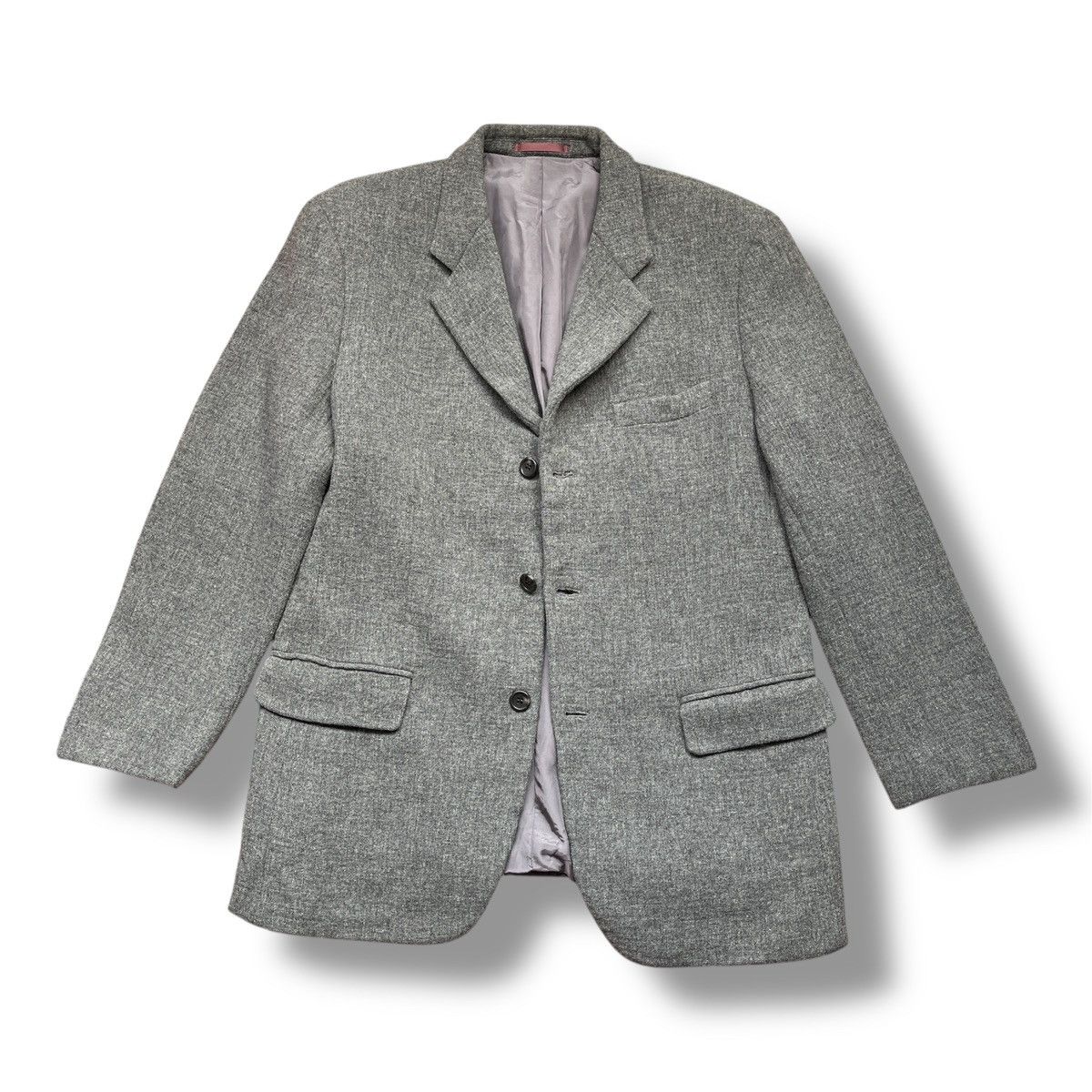 Issey Miyake VINTAGE ISSEY MIYAKE IM MEN WOOL BLAZER JACKET Size US M / EU 48-50 / 2 - 3 Thumbnail