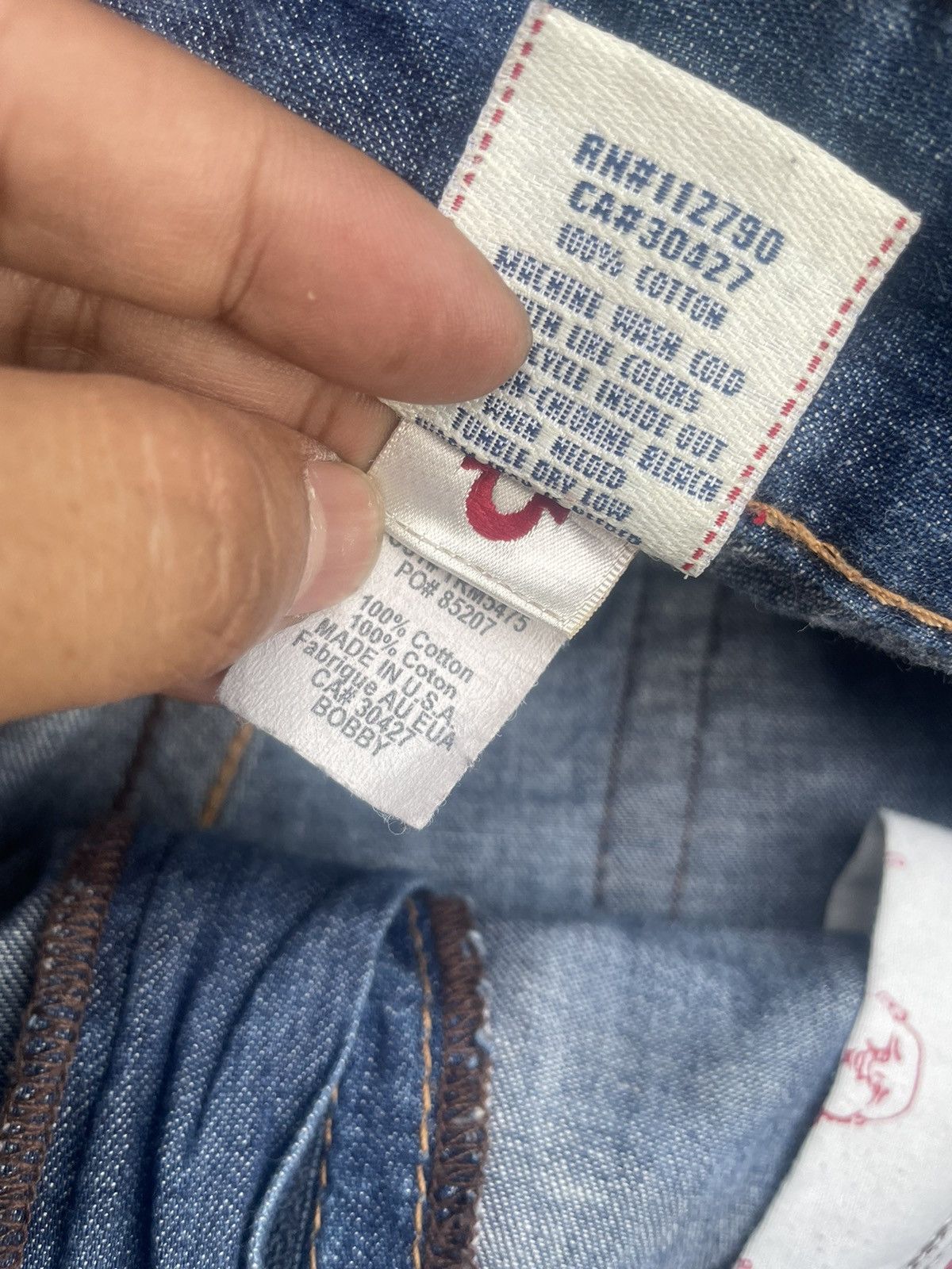 Designer Vintage True Religion Section Bobby Denim Size US 40 / EU 56 - 11 Thumbnail