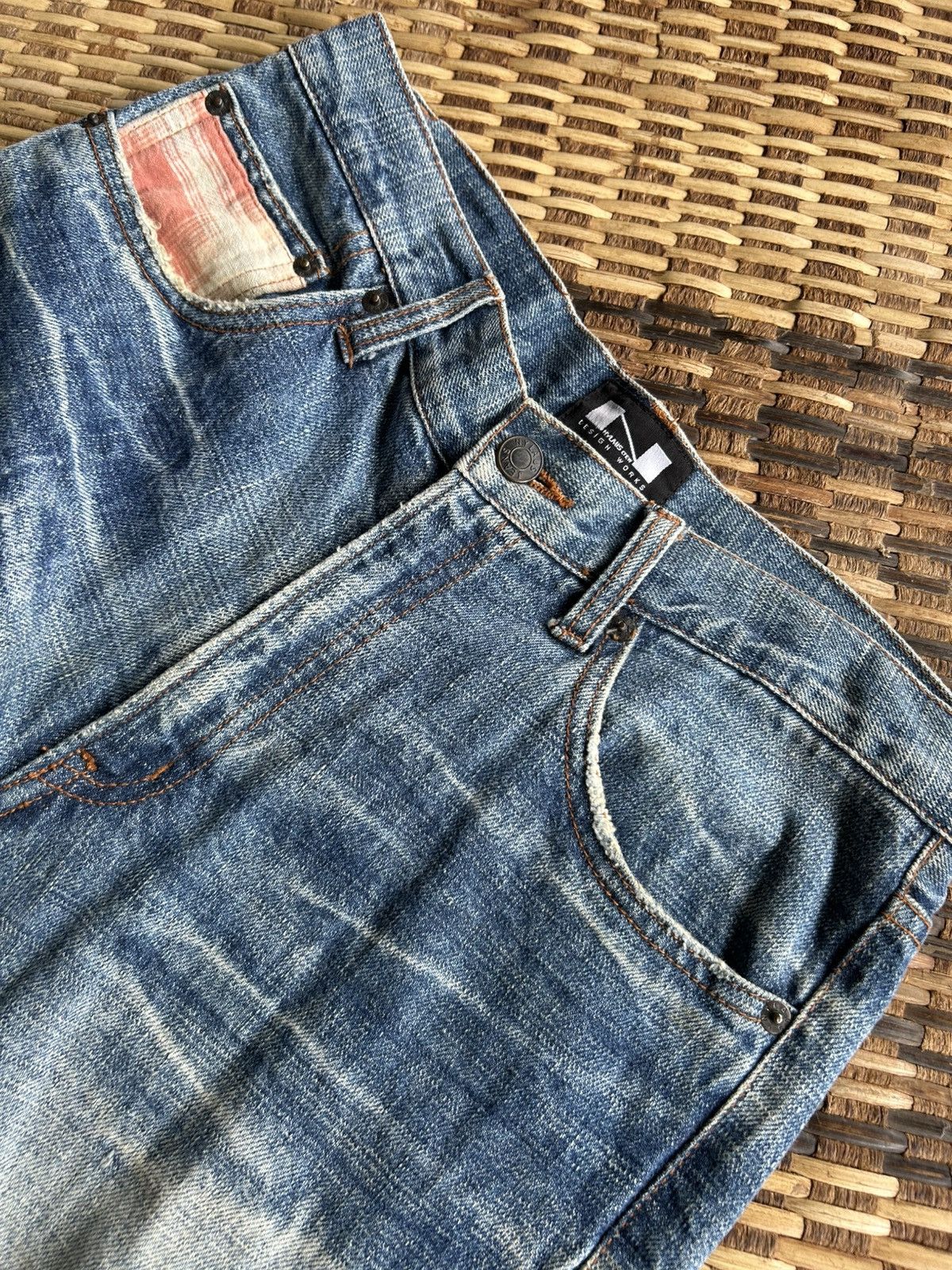 Japanese Brand × Kapital × Vintage Nylaus crew Japanese Distressed Denim Jeans Size US 30 / EU 46 - 5 Thumbnail