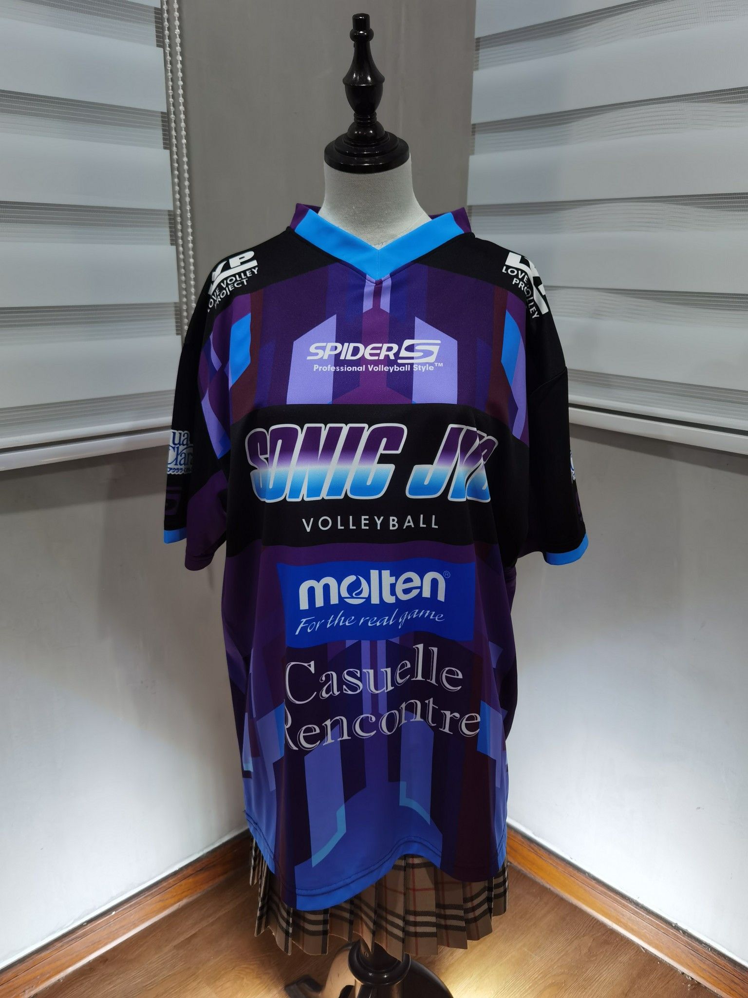 Japanese Brand Sonic Jvc volleyball X SPIDER S L 2613 Size US L / EU 52-54 / 3 - 3 Thumbnail