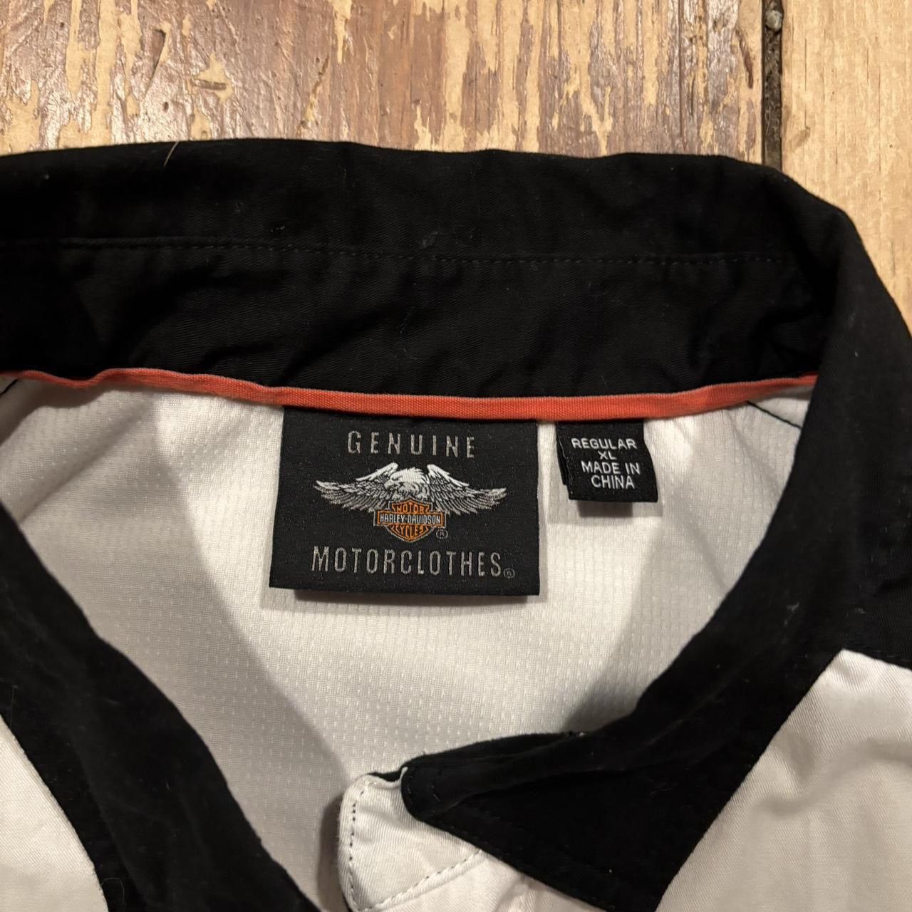 Harley Davidson × Vintage Vintage Harley Davidson button up mechanic shirt Size US XL / EU 56 / 4 - 2 Thumbnail