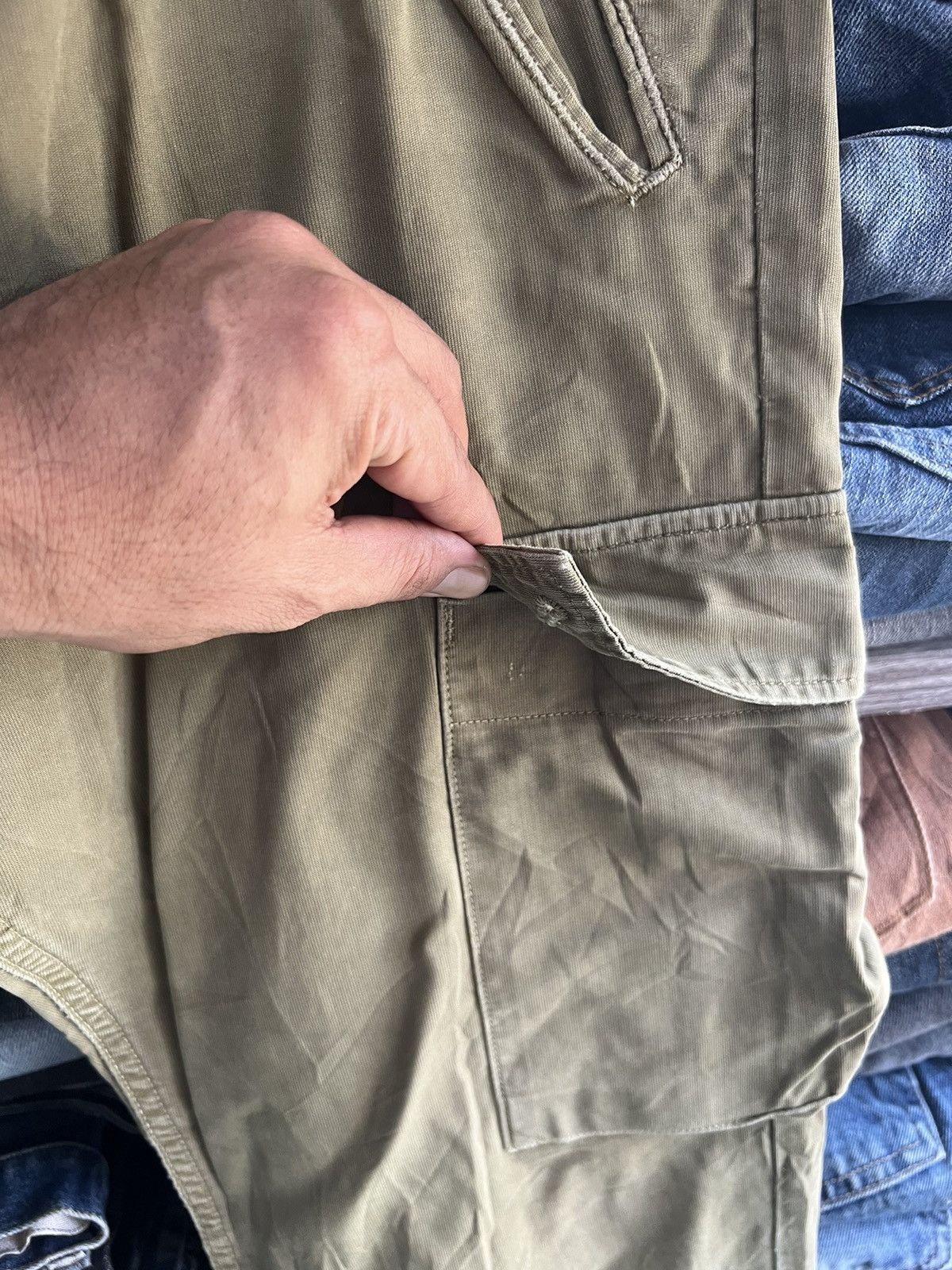 Johnbull 🔥Vintage Johnbull Kojima Japan 6 Pockets Cargo Pant Size US 32 / EU 48 - 9 Thumbnail