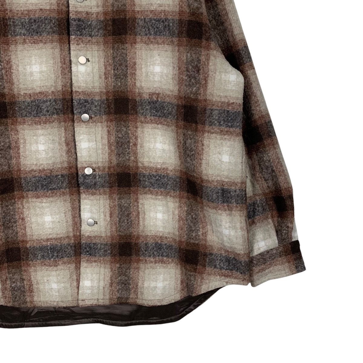 Flannel AZUL by Moussy Shadow Plaid Flannel Jacket #2132-C94 Size US XXL / EU 58 / 5 - 4 Thumbnail