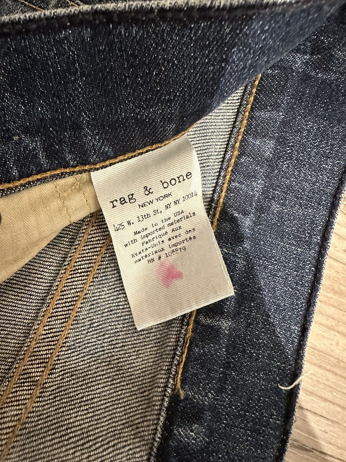 Rag & Bone Rag & Bone Standard Issue Slim Fit Jeans Size US 29 - 3 Thumbnail
