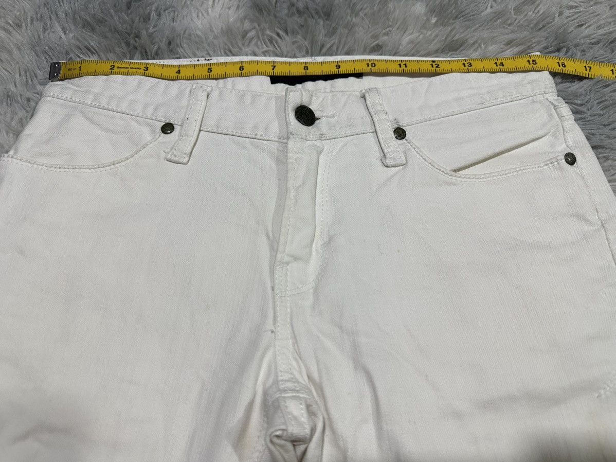 GOSTAR DE FUGA 🔥Y2K Archived Fuga White Denim Goth Punk Size US 31 - 13 Thumbnail