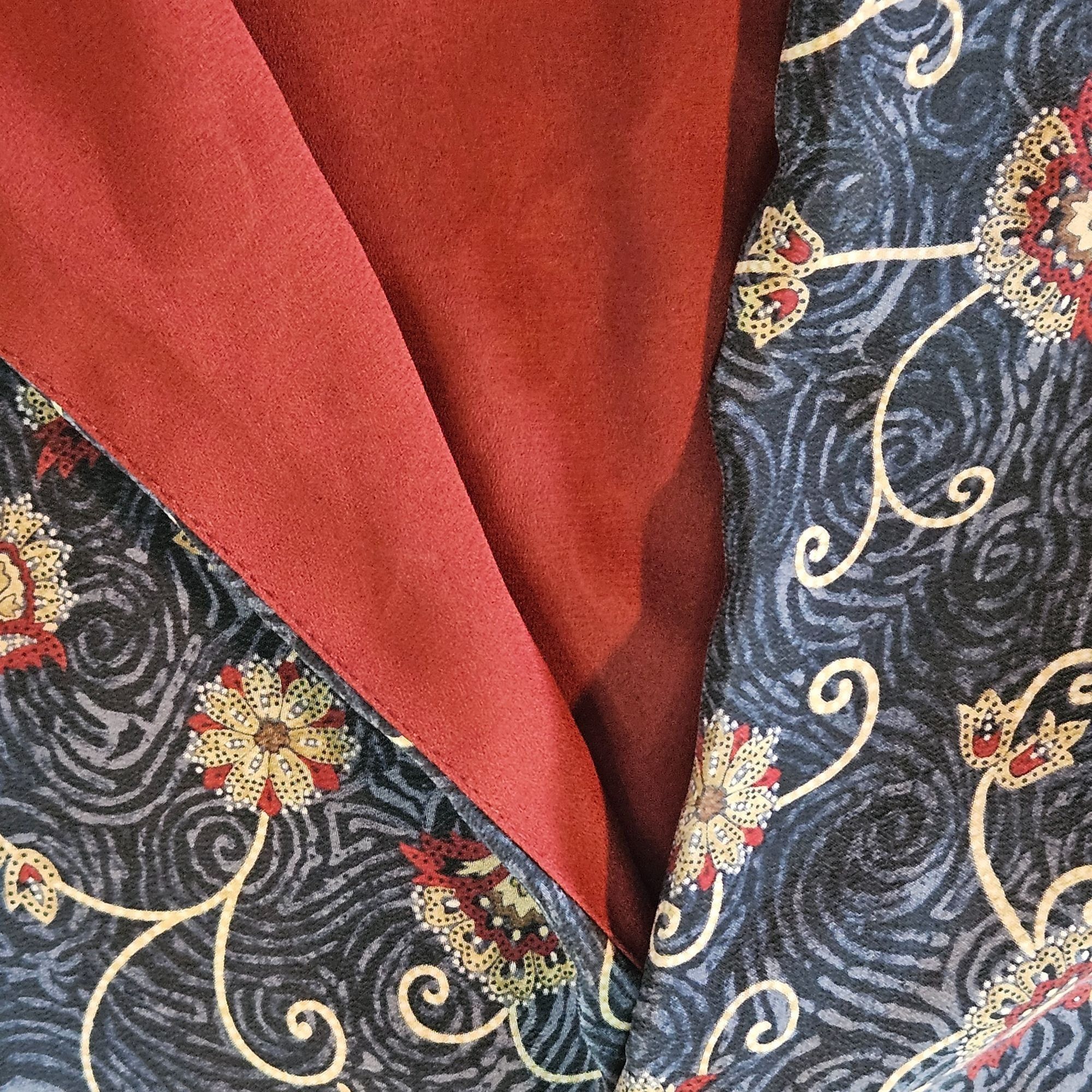 Liz Claiborne VTG Liz Claiborne Blue 100%Silk Skirt 10 Boho Boho Cottage Size 32" / US 10 / IT 46 - 5 Thumbnail