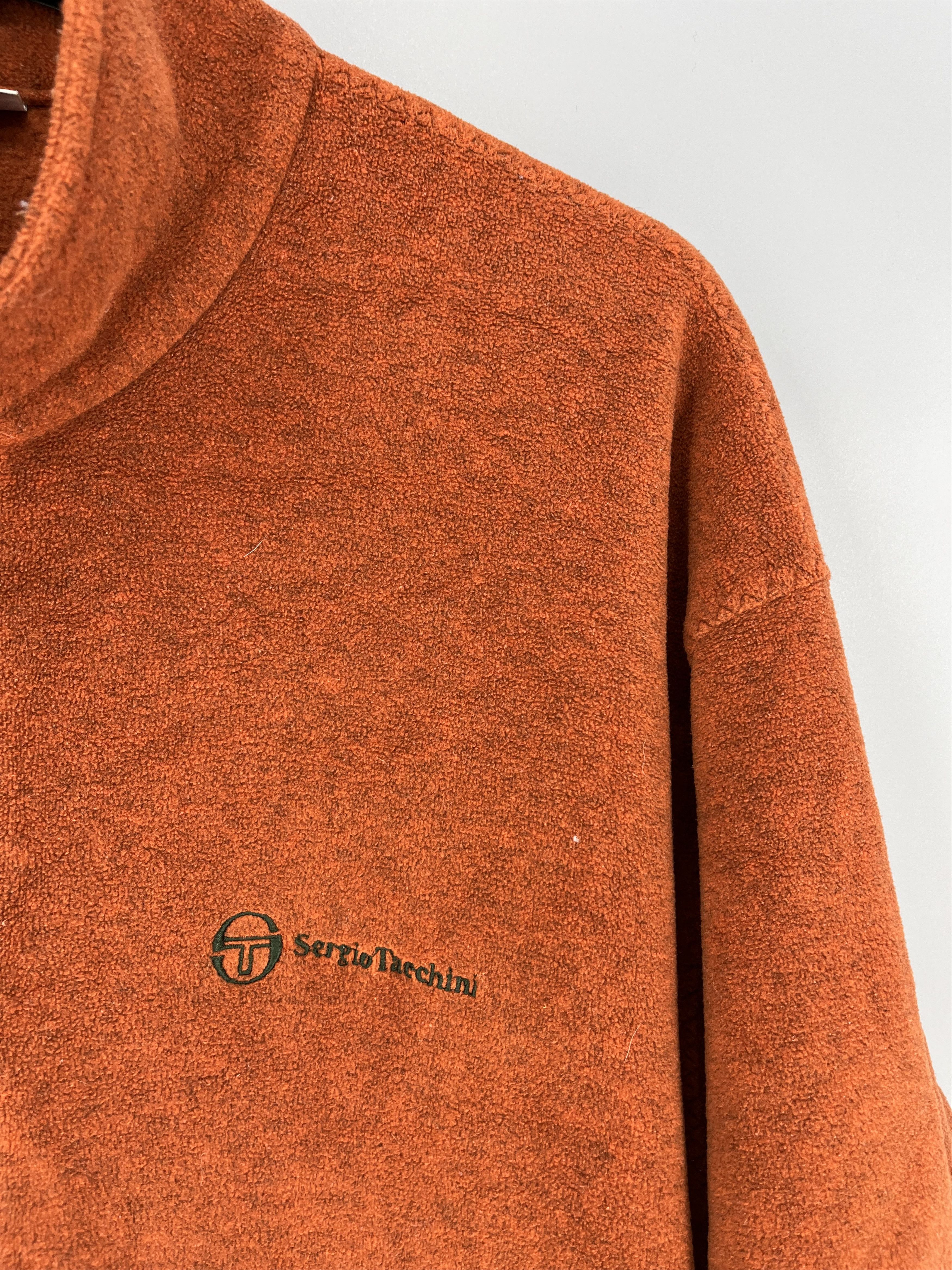 Sergio Tacchini Vintage 90s Sergio Tacchini Fleece Jacket Made In Italy Size US XL / EU 56 / 4 - 7 Thumbnail