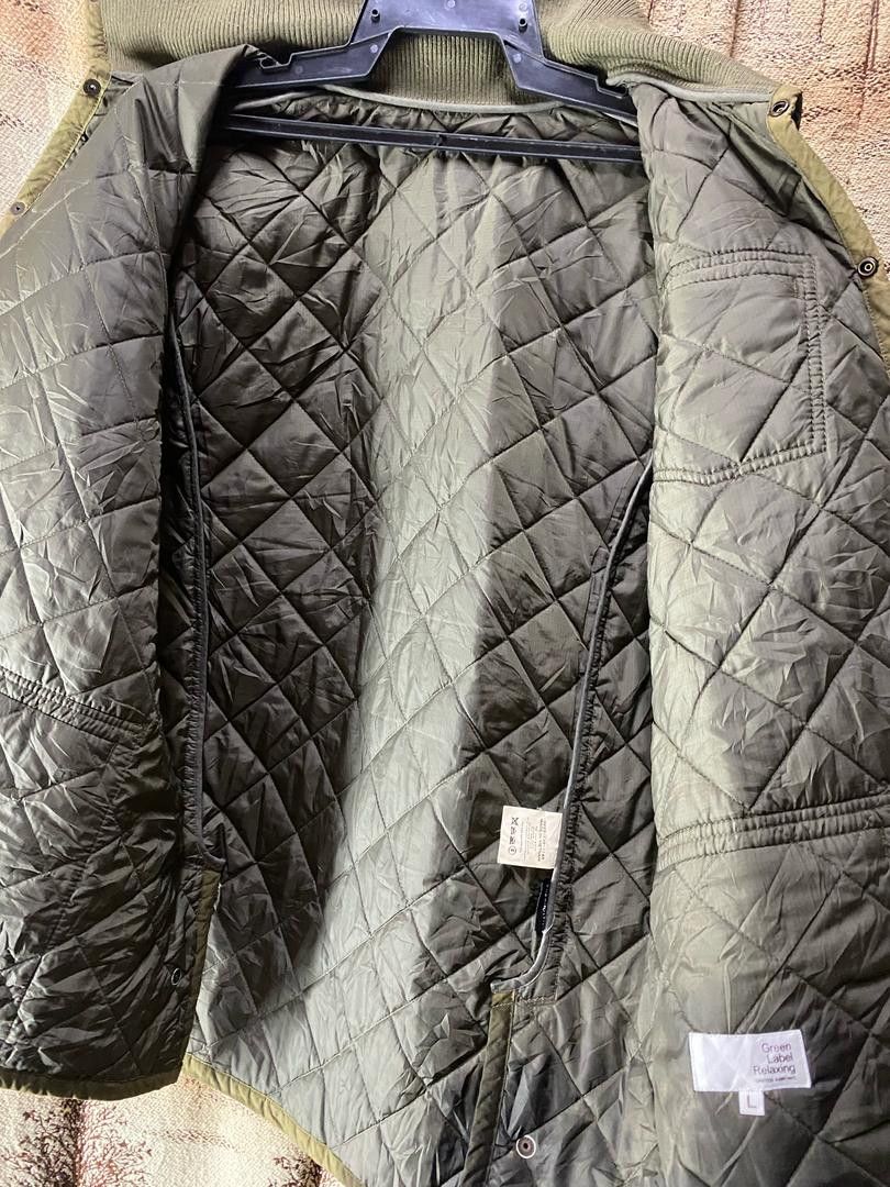 Japanese Brand Green Label Relaxing Quilted Jacket Size US M / EU 48-50 / 2 - 6 Thumbnail