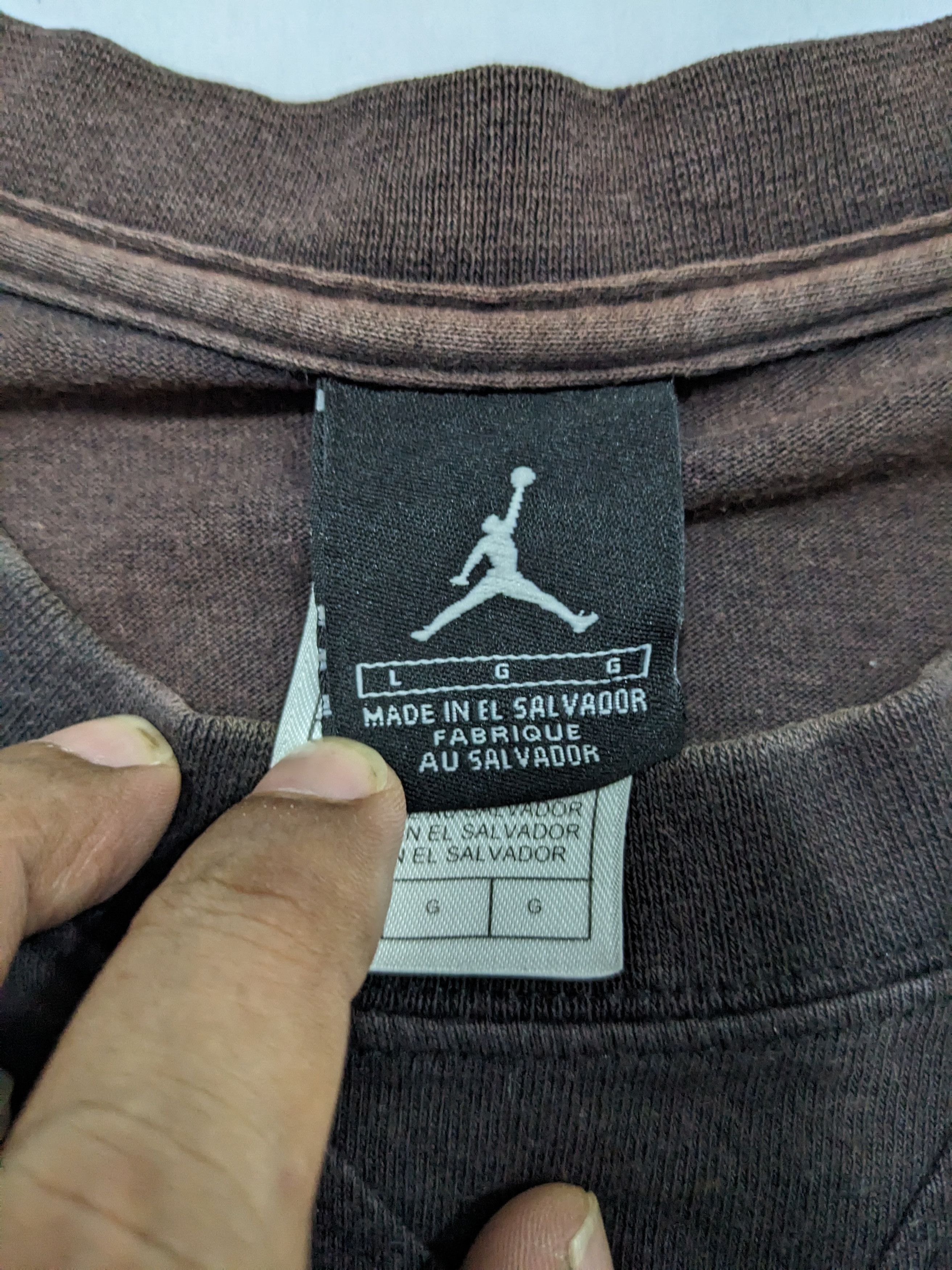 Jordan Brand × Vintage Vintage Y2K Air Jordan Sunfaded Black Tank Top Shirt Size US L / EU 52-54 / 3 - 5 Thumbnail