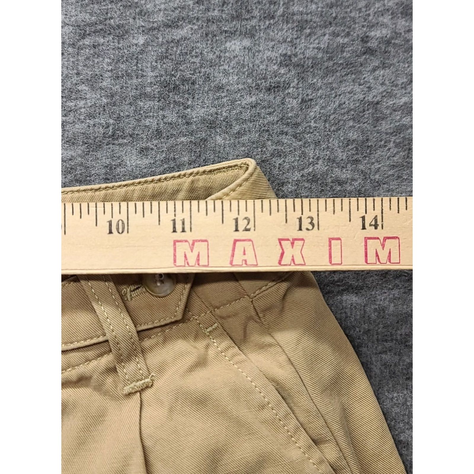 Madewell Madewell Pants Womens 00 24x29 Harlow Regular Fit Wide Leg High Rise Linen Cotton Twill Beige Size 24" / US 00 / IT 34 - 3 Thumbnail