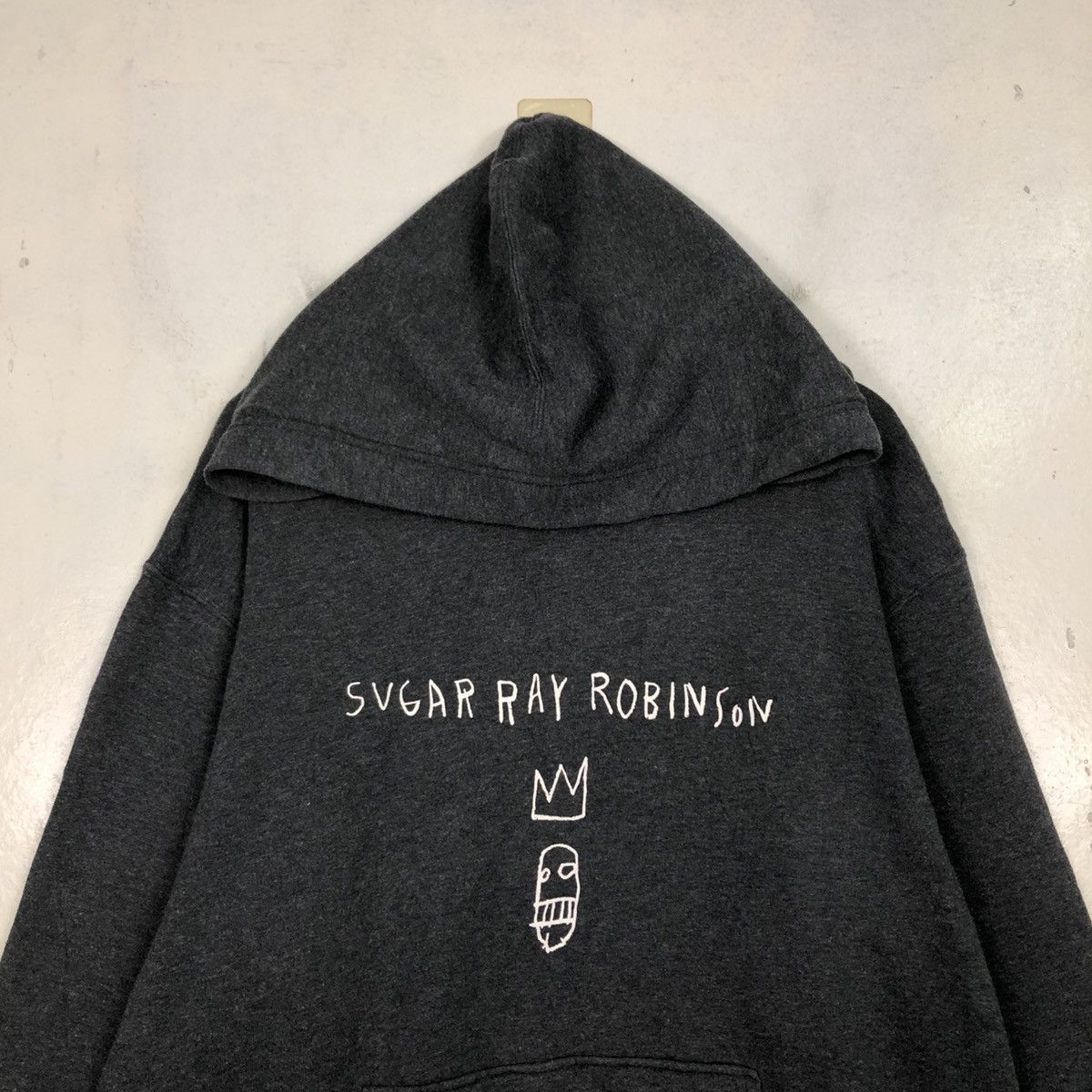 Jean-Michel Basquiat 📌Hoodie Pull Over Jean Michel Basquats Big Logo Size US M / EU 48-50 / 2 - 5 Thumbnail