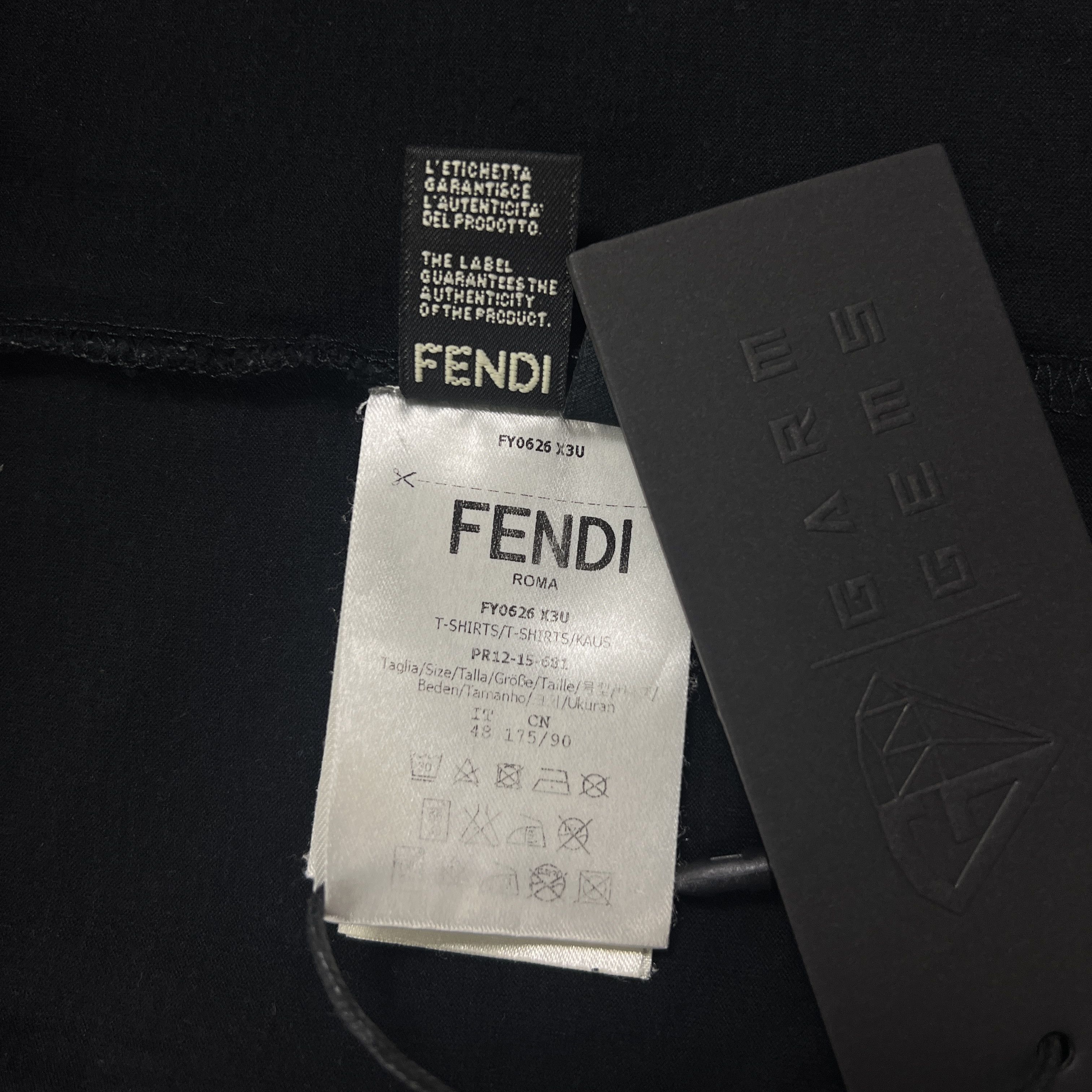 Fendi Fendi Scales Logo T-Shirt Size US M / EU 48-50 / 2 - 6 Thumbnail