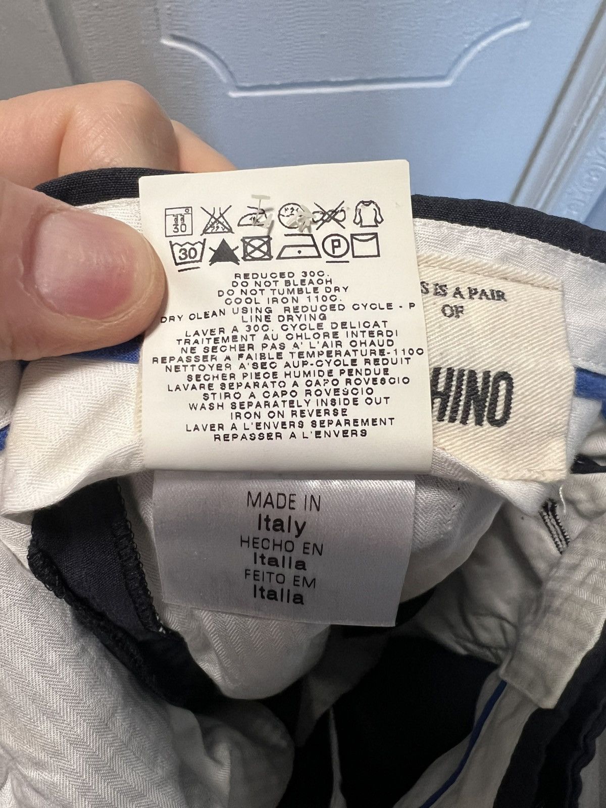 Moschino Navy pants Size US 32 / EU 48 - 5 Thumbnail