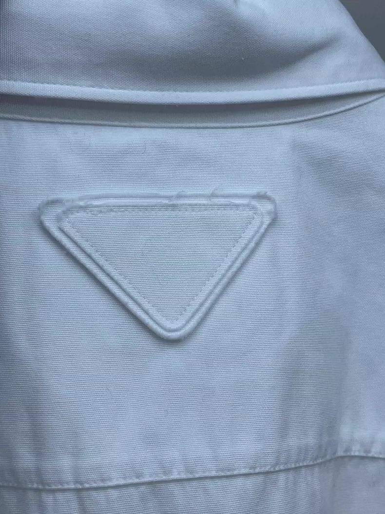 Prada Prada White short-sleeved shirt 2505-Nextarrow Size US M / EU 48-50 / 2 - 3 Thumbnail