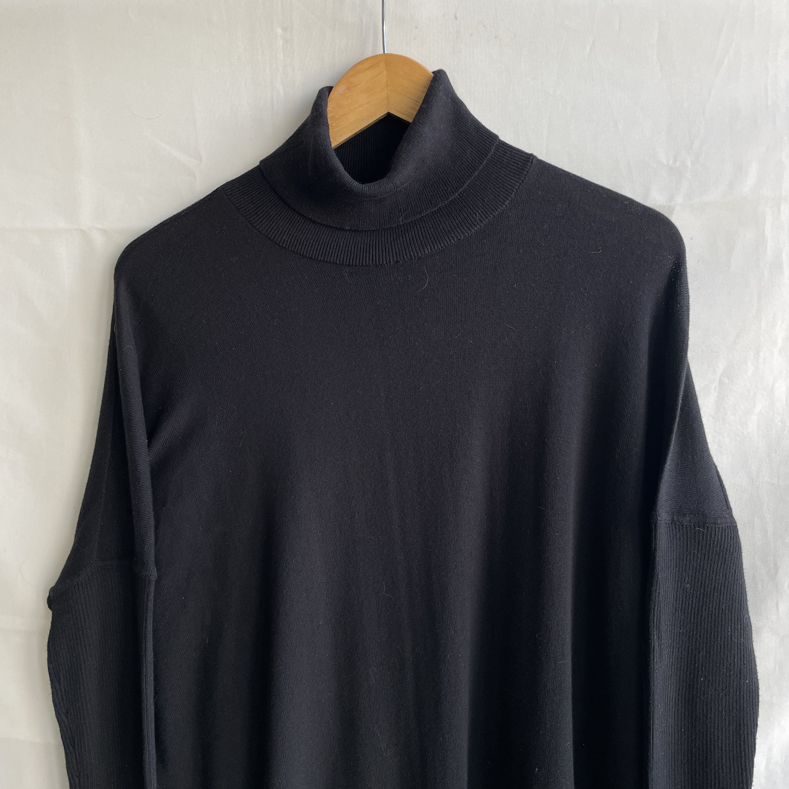 Allsaints Allsaints Roll Neck Knitted Wool Asymmetric Panel Dress Size M / US 6-8 / IT 42-44 - 3 Thumbnail
