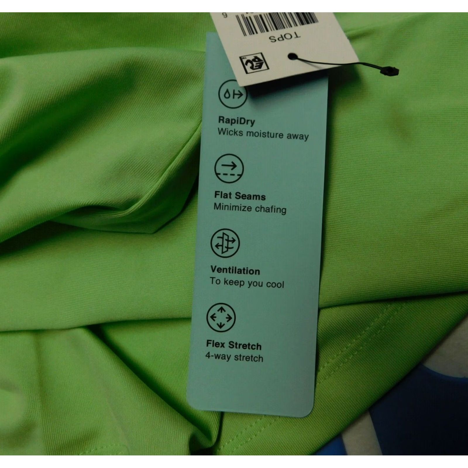 Vintage Ideology Tank - Strappy Back Scoop Neck 2XL Green, Pistachio, Polyester Blend, Casual Sleeveless Shirt Women, Regular Fit, Yoga/ Gym & Training Size XXL / US 16-18 / IT 52-54 - 6 Thumbnail