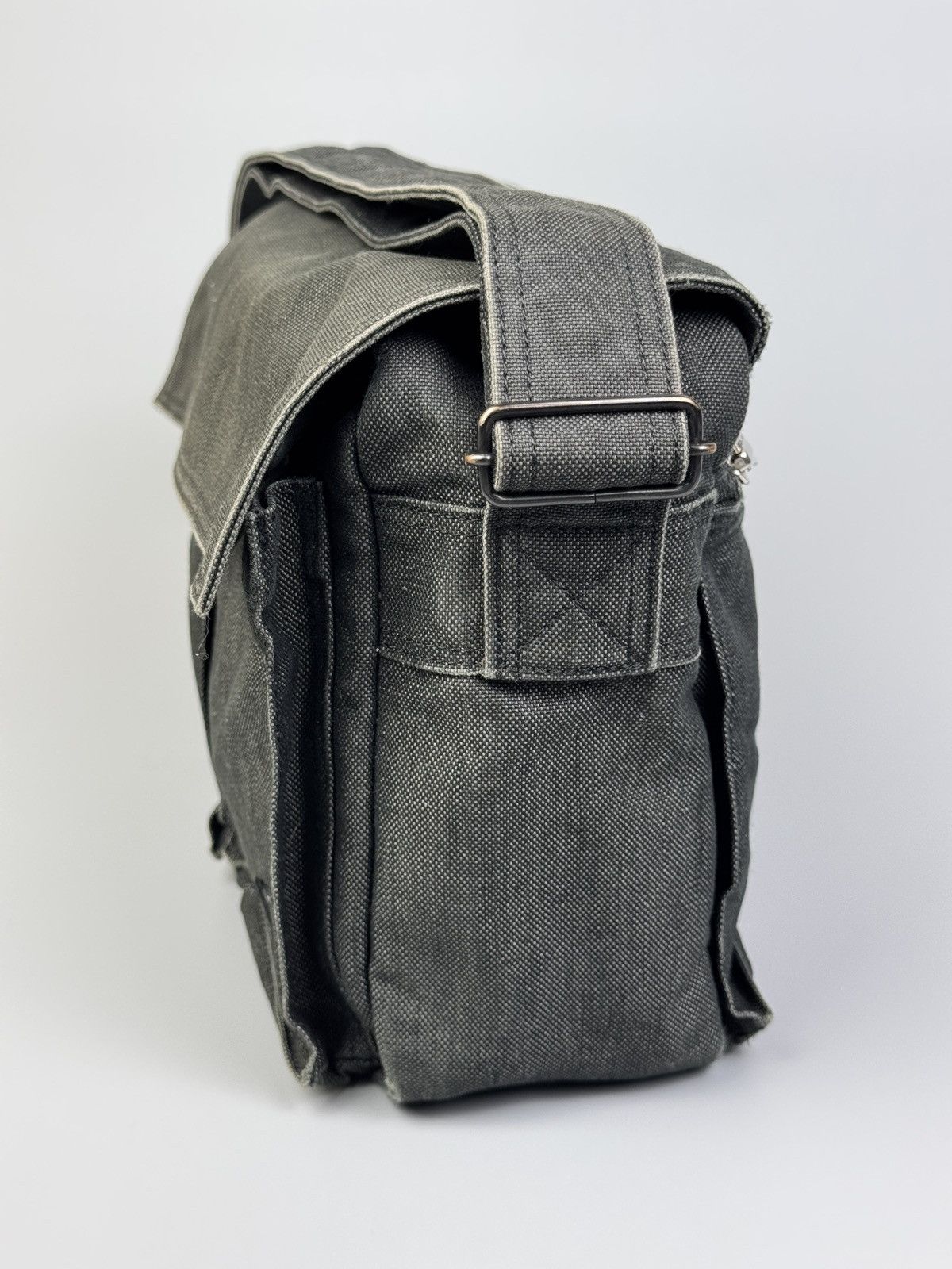 Porter Porter - Japan Gray Denim Fabric Crossbody Bag Size ONE SIZE - 4 Thumbnail