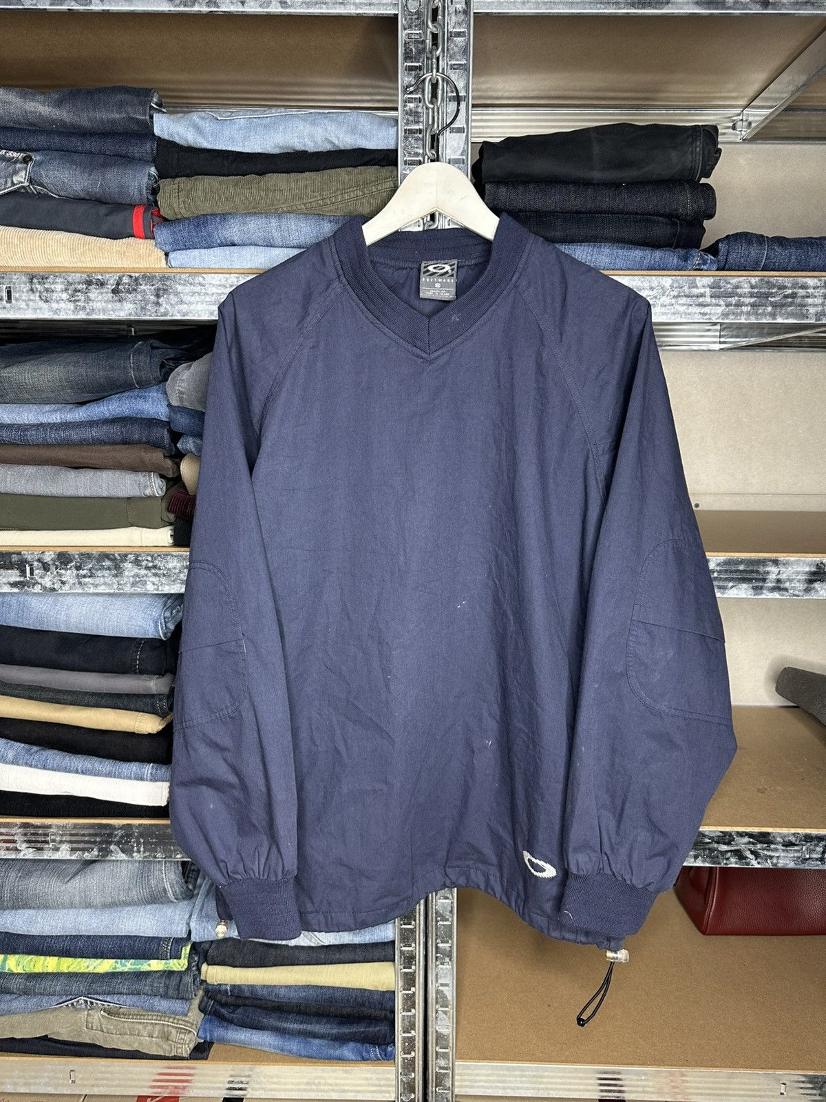 Oakley Vintage Oakley Software V-Neck Windbreaker Pullover Logo S Size US S / EU 44-46 / 1 - 2 Thumbnail