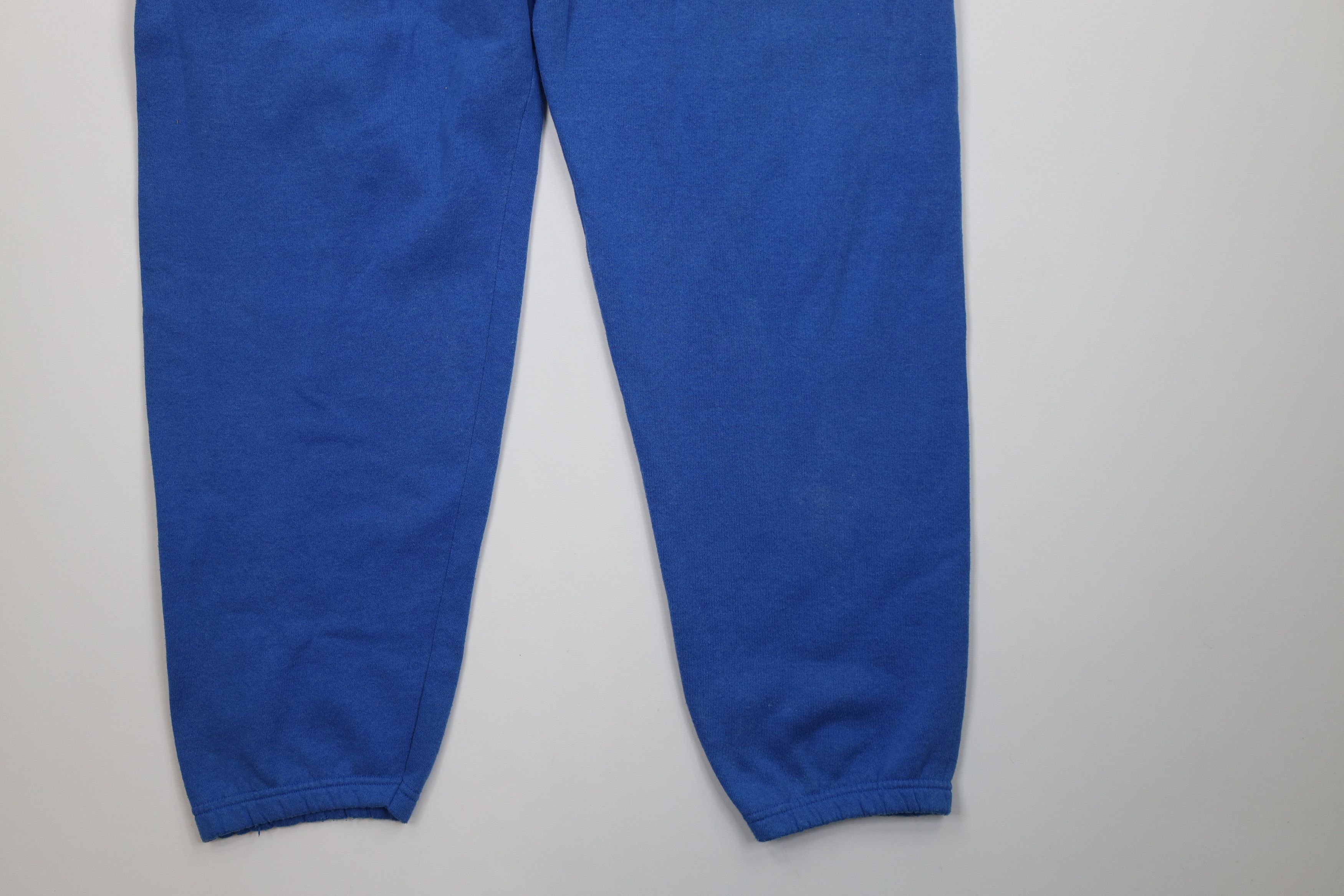 Vintage Vintage 90s Streetwear Sweatpants Joggers Royal Blue USA Size US 38 / EU 54 - 4 Thumbnail