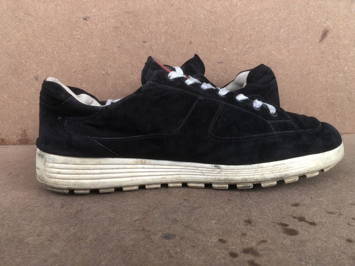 Prada PRADA Black Suede Men’s sneakers Size 10 Size US 10 / EU 43 - 5 Thumbnail