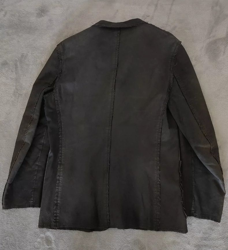 Comme des Garcons Comme des Garcons Cow leather torn coat Size US M / EU 48-50 / 2 - 4 Thumbnail
