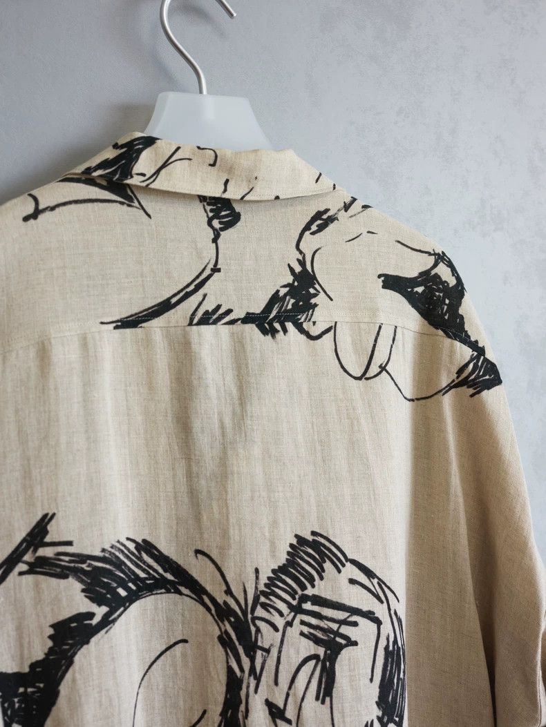 Yohji Yamamoto Yohji Yamamoto 18SS Asakura Youjia hand-painted graffiti j Size US S / EU 44-46 / 1 - 8 Thumbnail