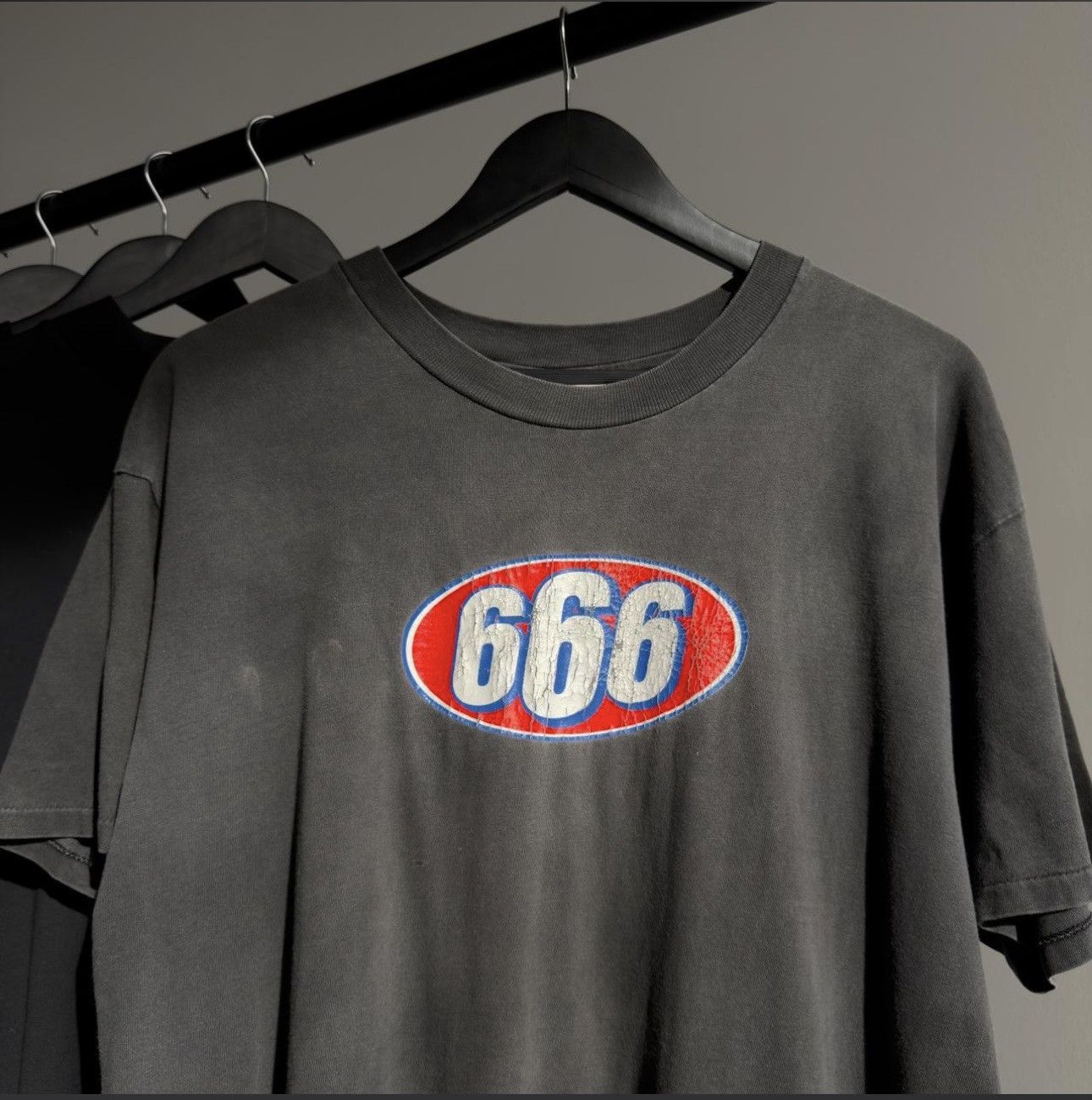 Vintage Vintage 90s 666 Single Stitch Sinister Skate Tee Size US L / EU 52-54 / 3 - 1 Thumbnail