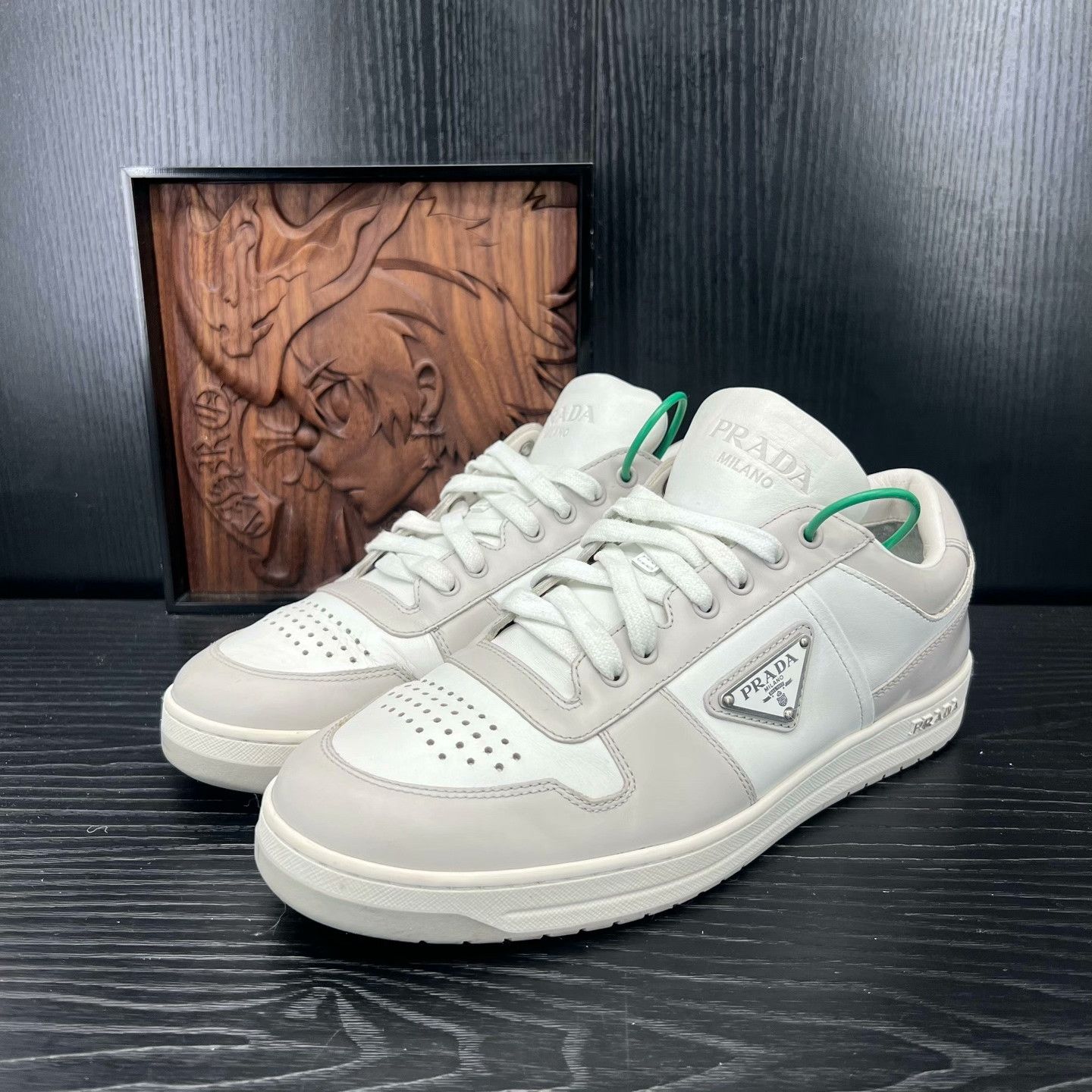 Prada Prada Down White Lowtop Sneakers 41 Men Size US 8.5 / EU 41-42 - 1 Thumbnail