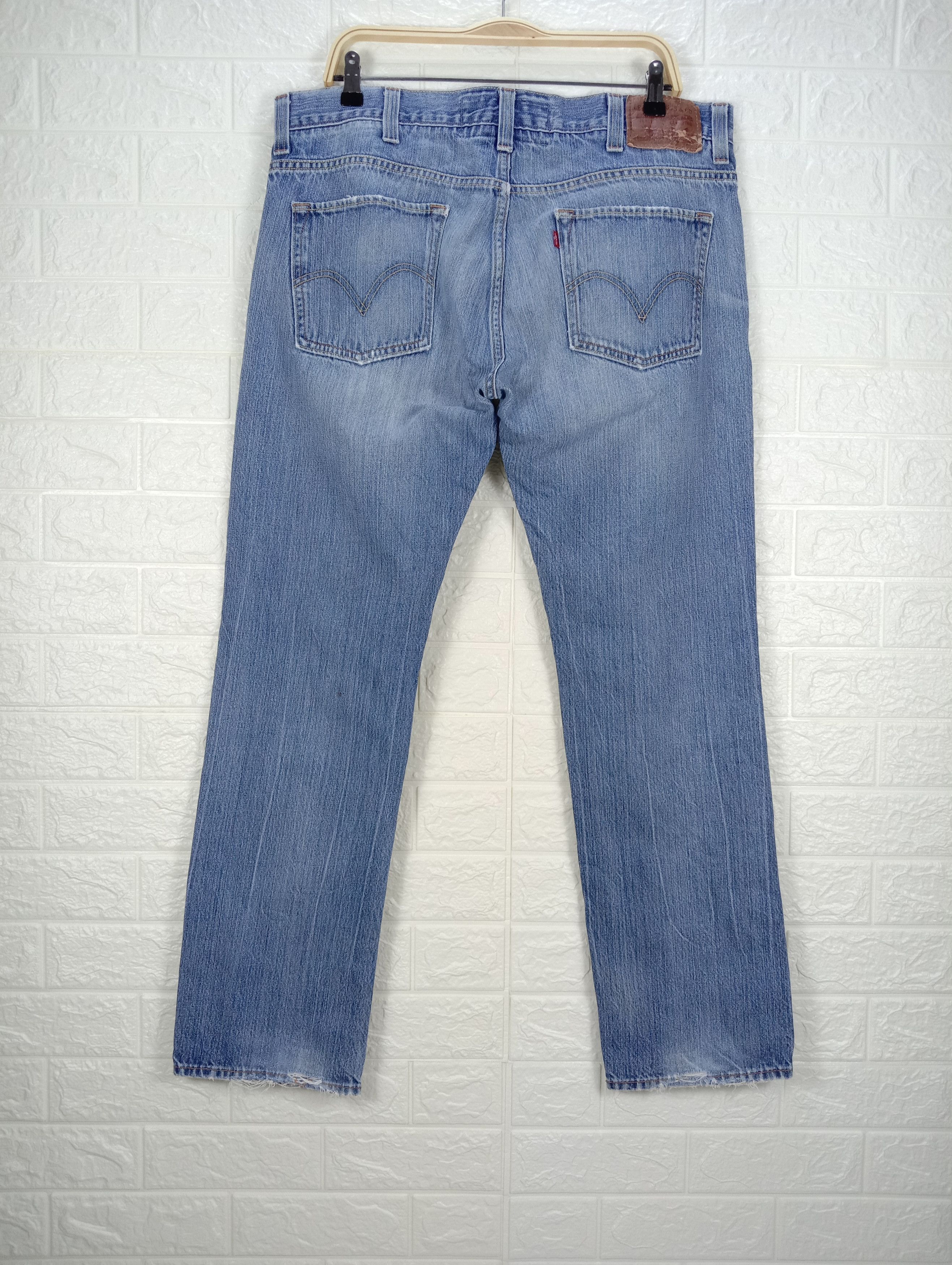 Levi's Vintage Levi's 511 Skinny Jeans Blue Wash Denim Size US 38 / EU 54 - 5 Thumbnail