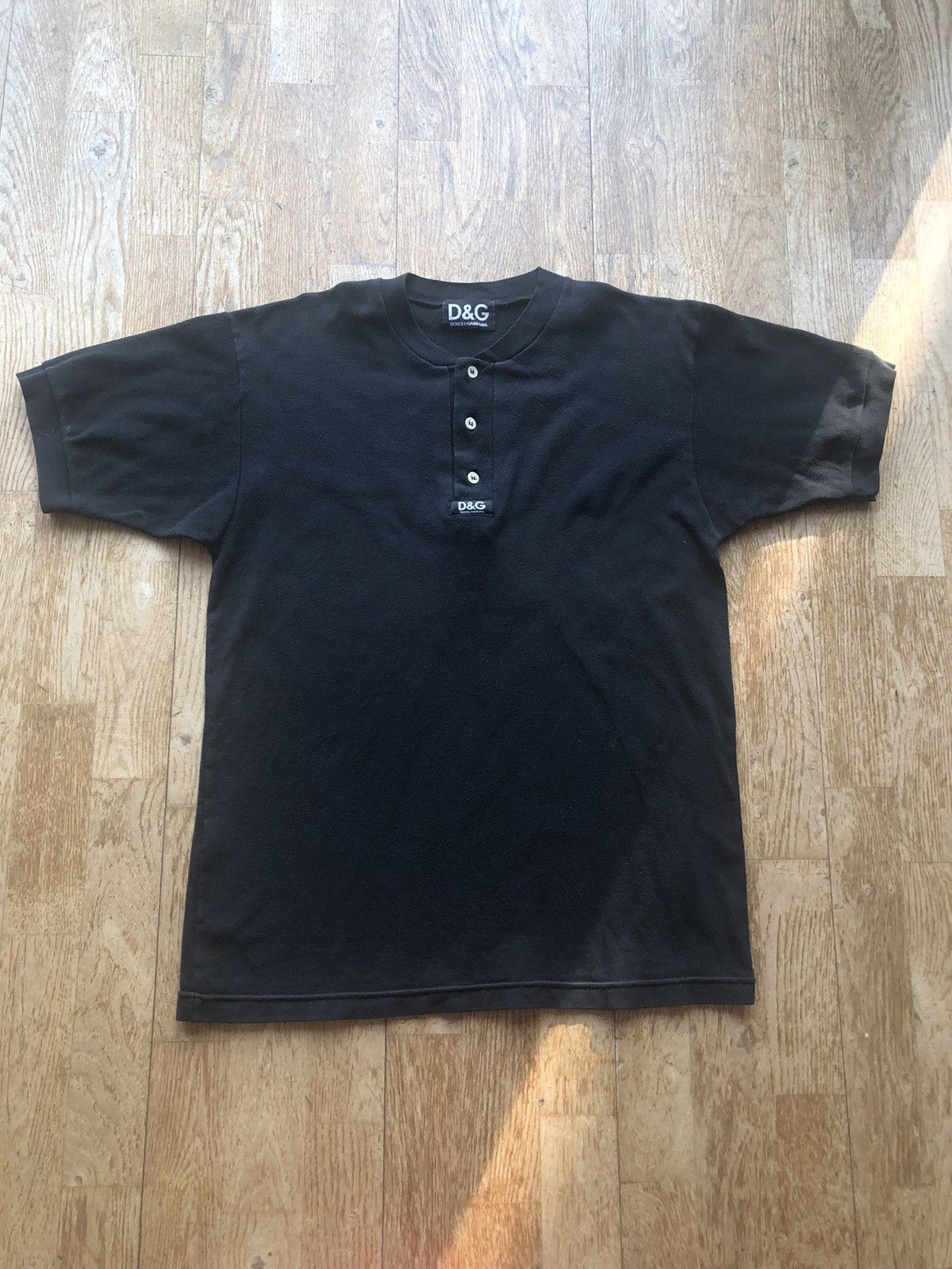 Dolce & Gabbana × Vintage VINTAGE DOLCE & GABBANA DESIGNER POLO SHIRT Size US L / EU 52-54 / 3 - 1 Thumbnail