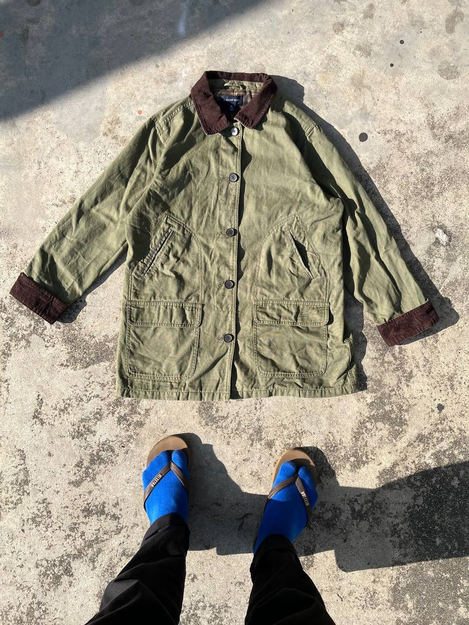 Lands' End Lands’ End Button Up Army Jacket Size US M / EU 48-50 / 2 - 1 Thumbnail