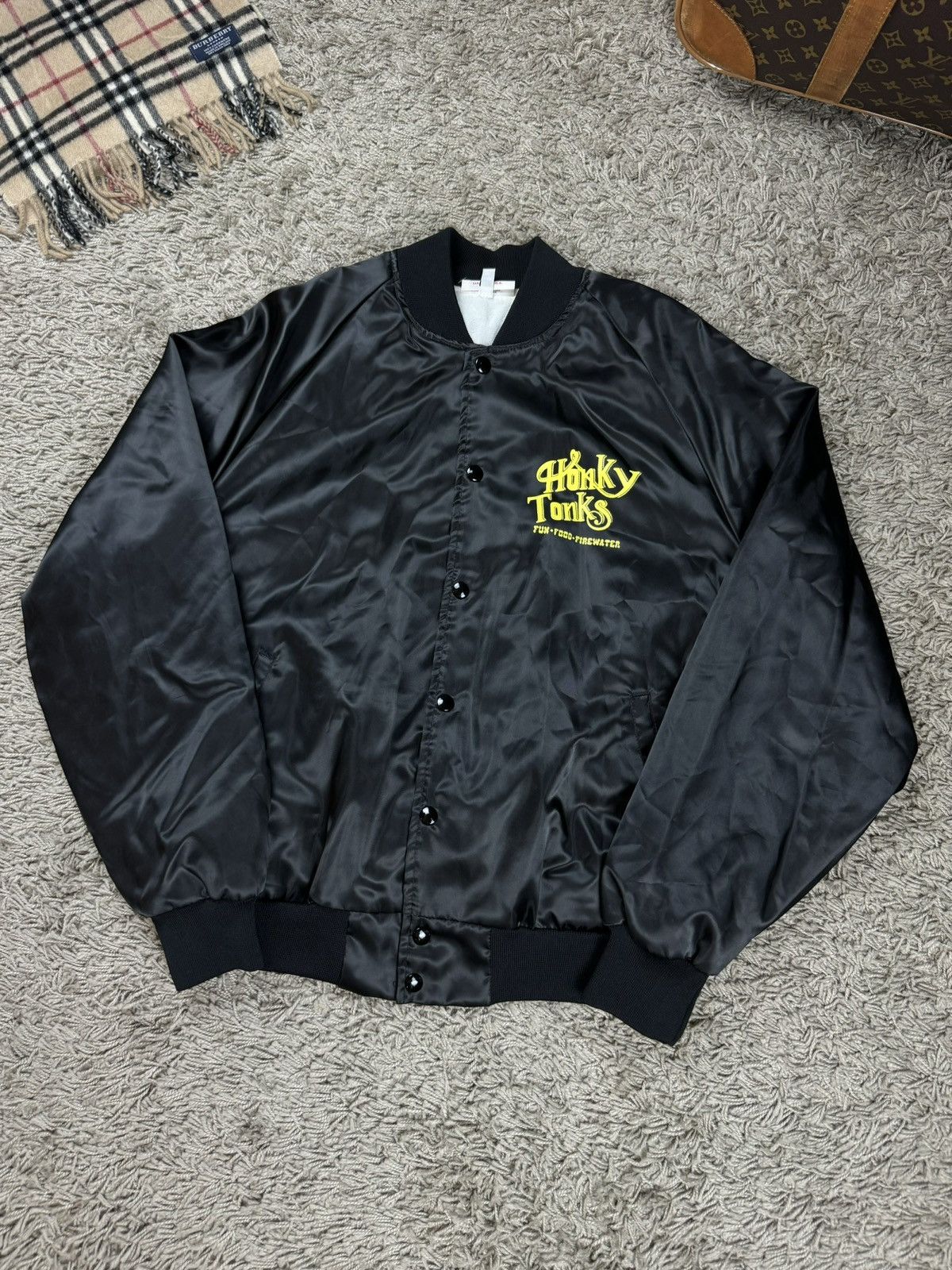 Vintage Vintage jacket bomber Honky Tonks USA 90s original item Size US L / EU 52-54 / 3 - 3 Thumbnail