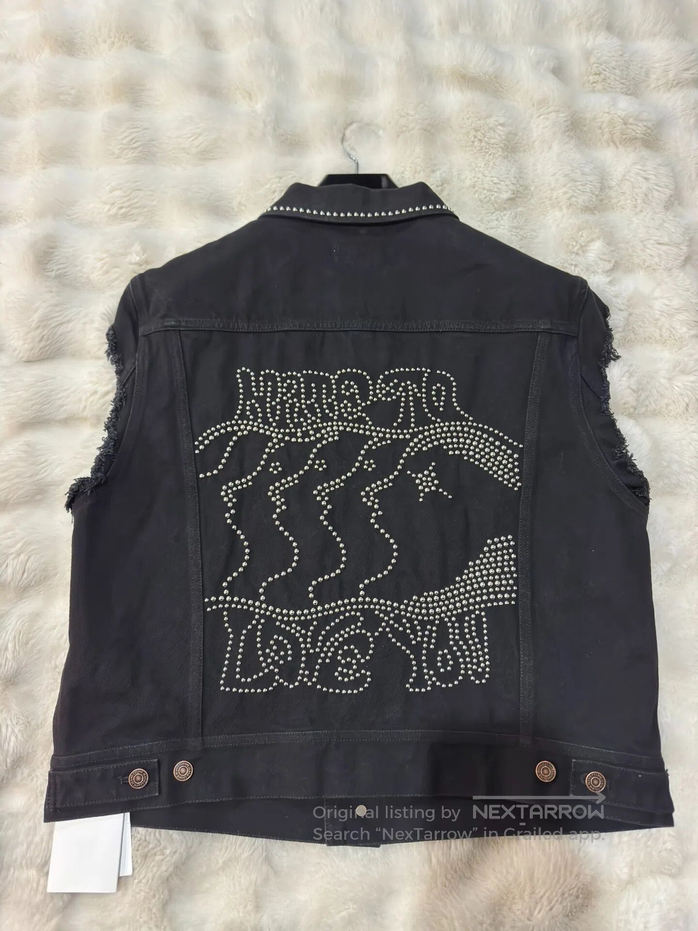 Celine CELINE Studded Heavy Duty Denim Vest| Size US XS / EU 42 / 0 - 1 Thumbnail