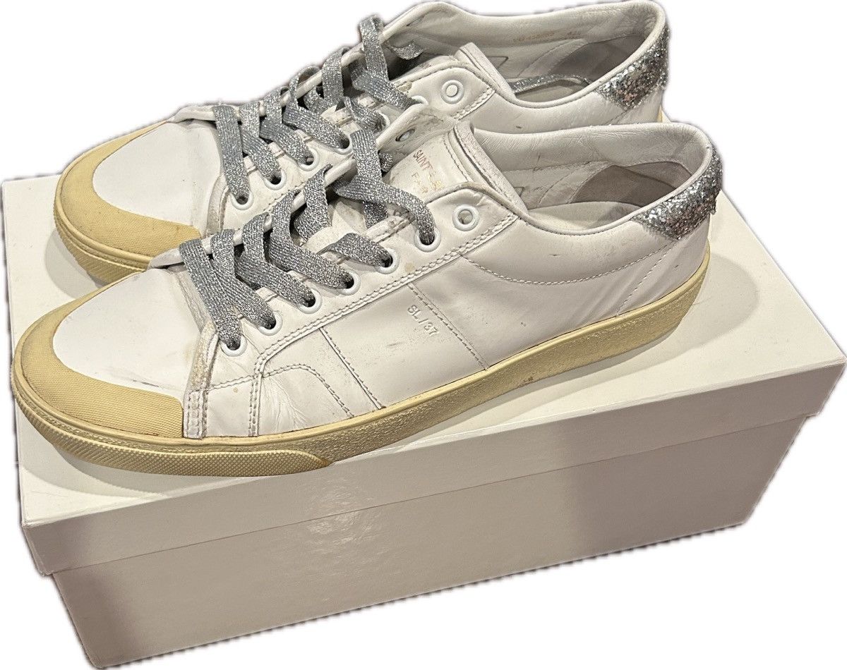 Saint Laurent Paris Saint Laurent Shiny Sneakers Size US 9.5 / EU 42-43 - 1 Thumbnail