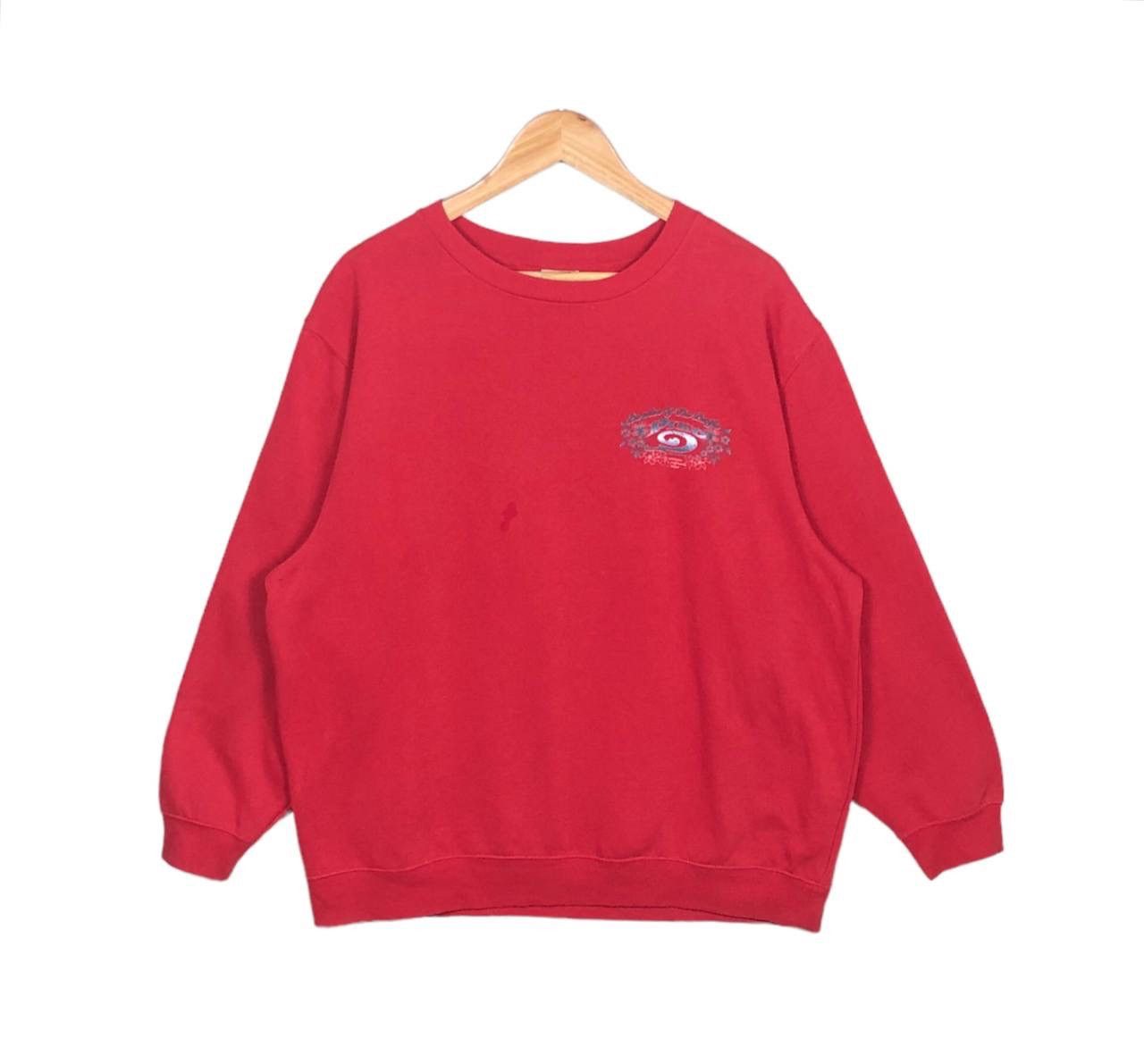 Quicksilver Vintage 90s PIKO Hawaii Sweatshirt Spell Out Surfing Size US XXL / EU 58 / 5 - 2 Thumbnail
