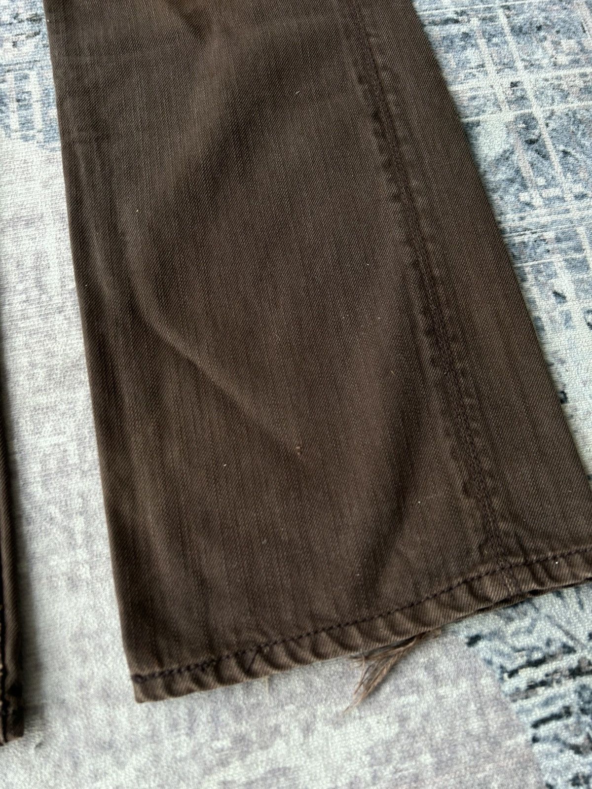 If Six Was Nine Flared Nicole Club Brown Snake Pants Size US 30 / EU 46 - 10 Thumbnail