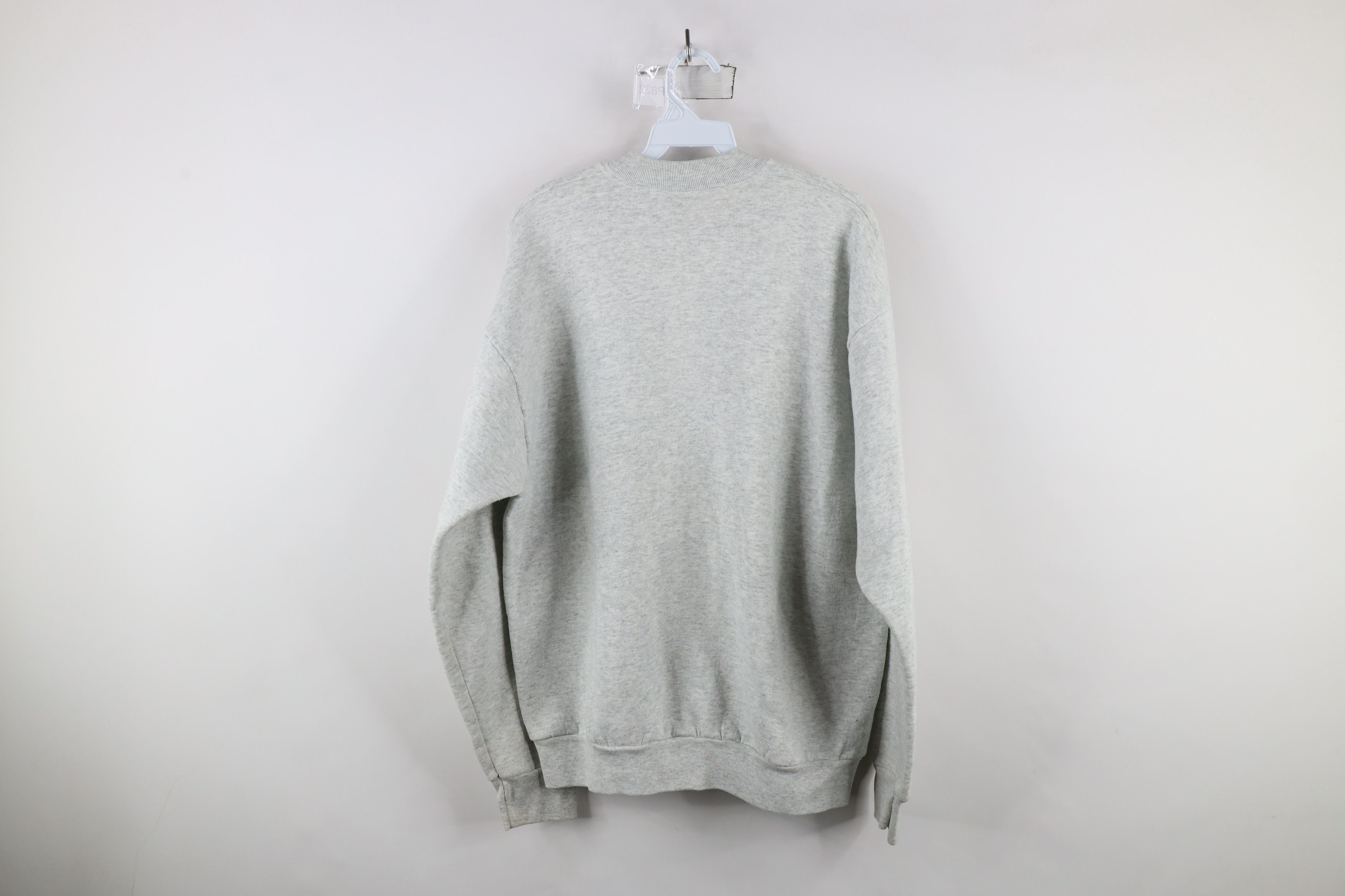 Vintage Vintage 90s Streetwear Fish Crewneck Sweatshirt Gray USA Size US XL / EU 56 / 4 - 10 Thumbnail
