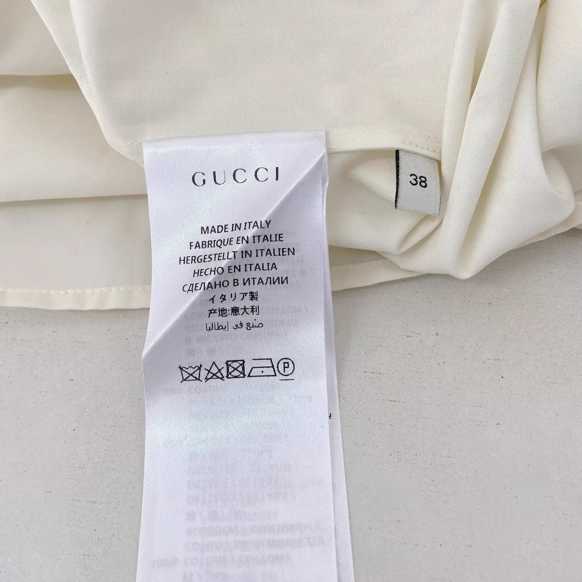 Gucci Gucci white shirt 38 EU pre-owned Size XS / US 0-2 / IT 36-38 - 8 Thumbnail