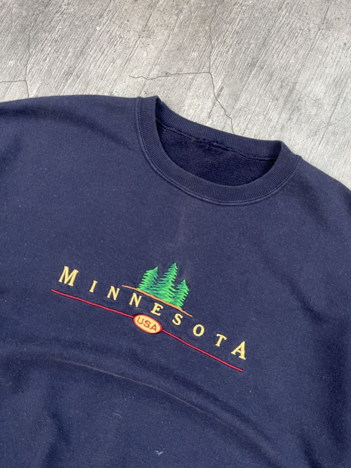 Vintage Vintage Baggy Minnesota sweatshirt Size US XL / EU 56 / 4 - 4 Thumbnail