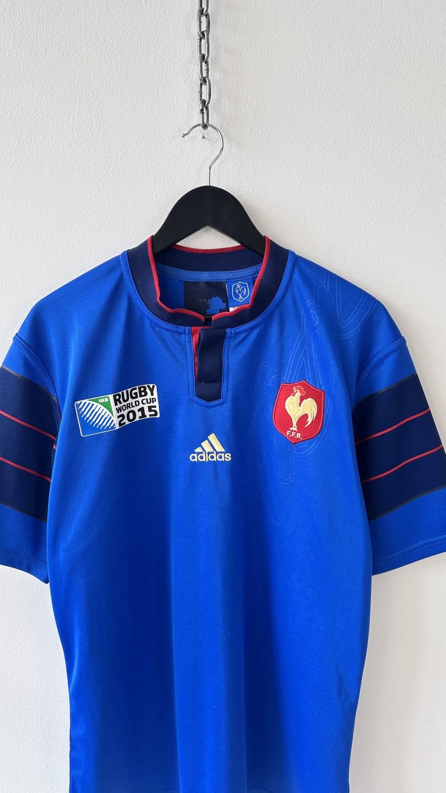 Adidas Adidas France Rugby World Cup 2015 Jersey FFR National Team Size US XL / EU 56 / 4 - 4 Thumbnail