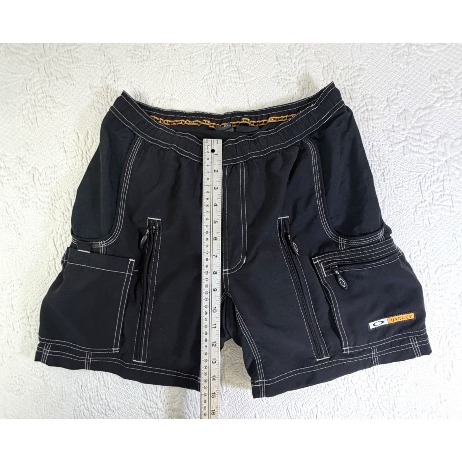 Oakley VINTAGE Oakley Software Cargo Tactical Shorts Mens M Multi Pocket Y2K Bike Lined Size US 31 - 4 Thumbnail